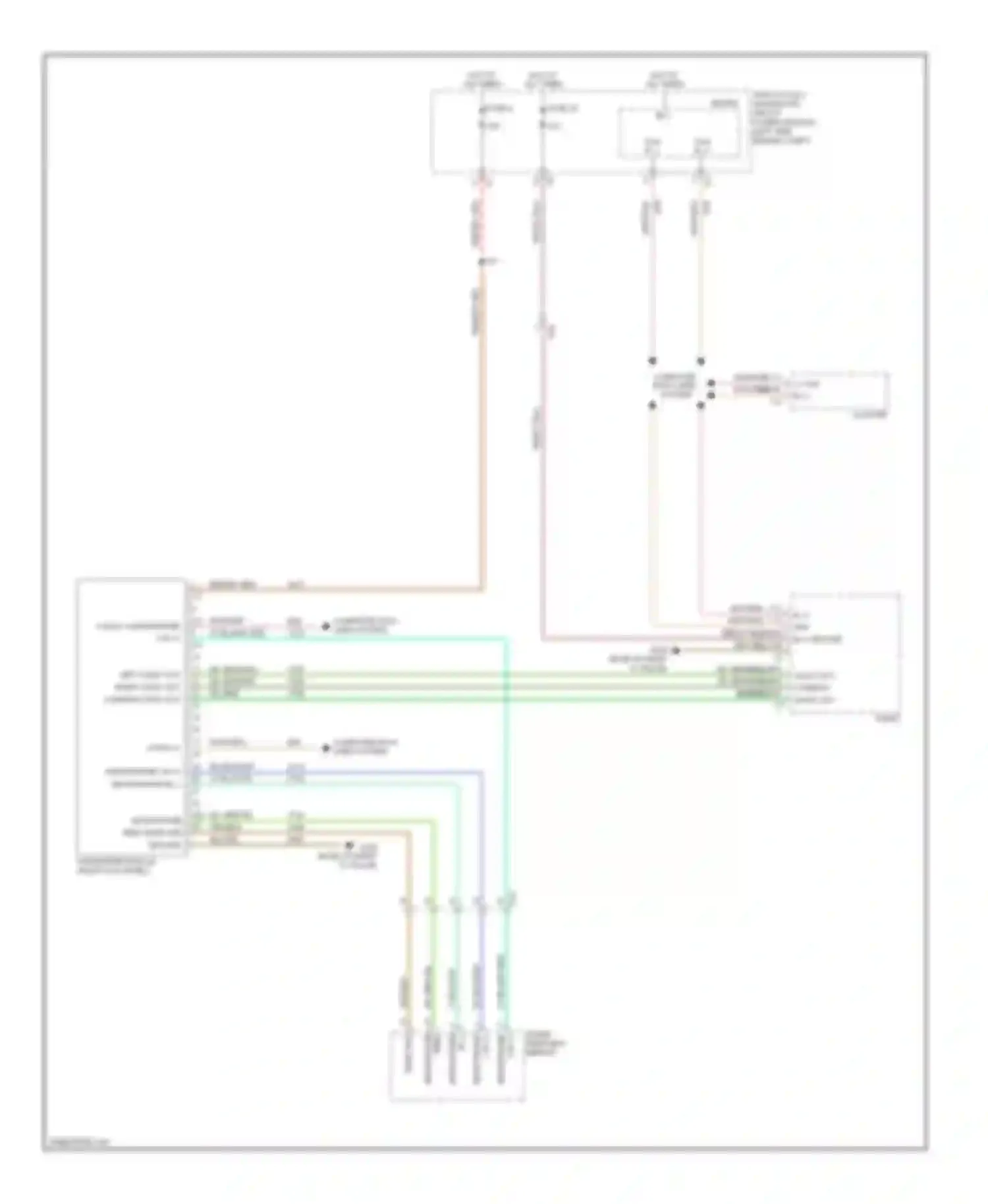 Patriot Jeep I (2006-2016): Hands free module circuit
