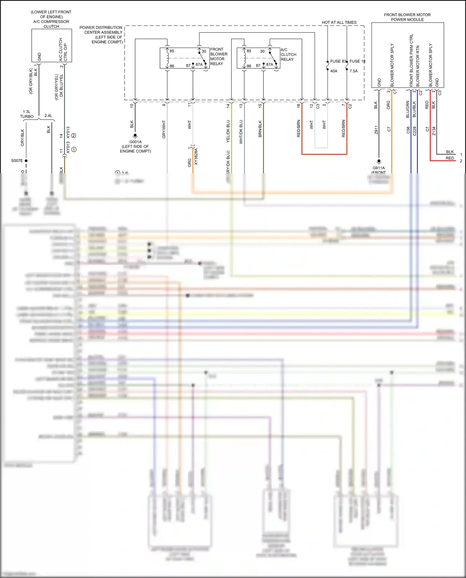 Wiring diagram a/c compressor ctrl for Jeep Renegade I facelift (2018-2024) (1 of 2)