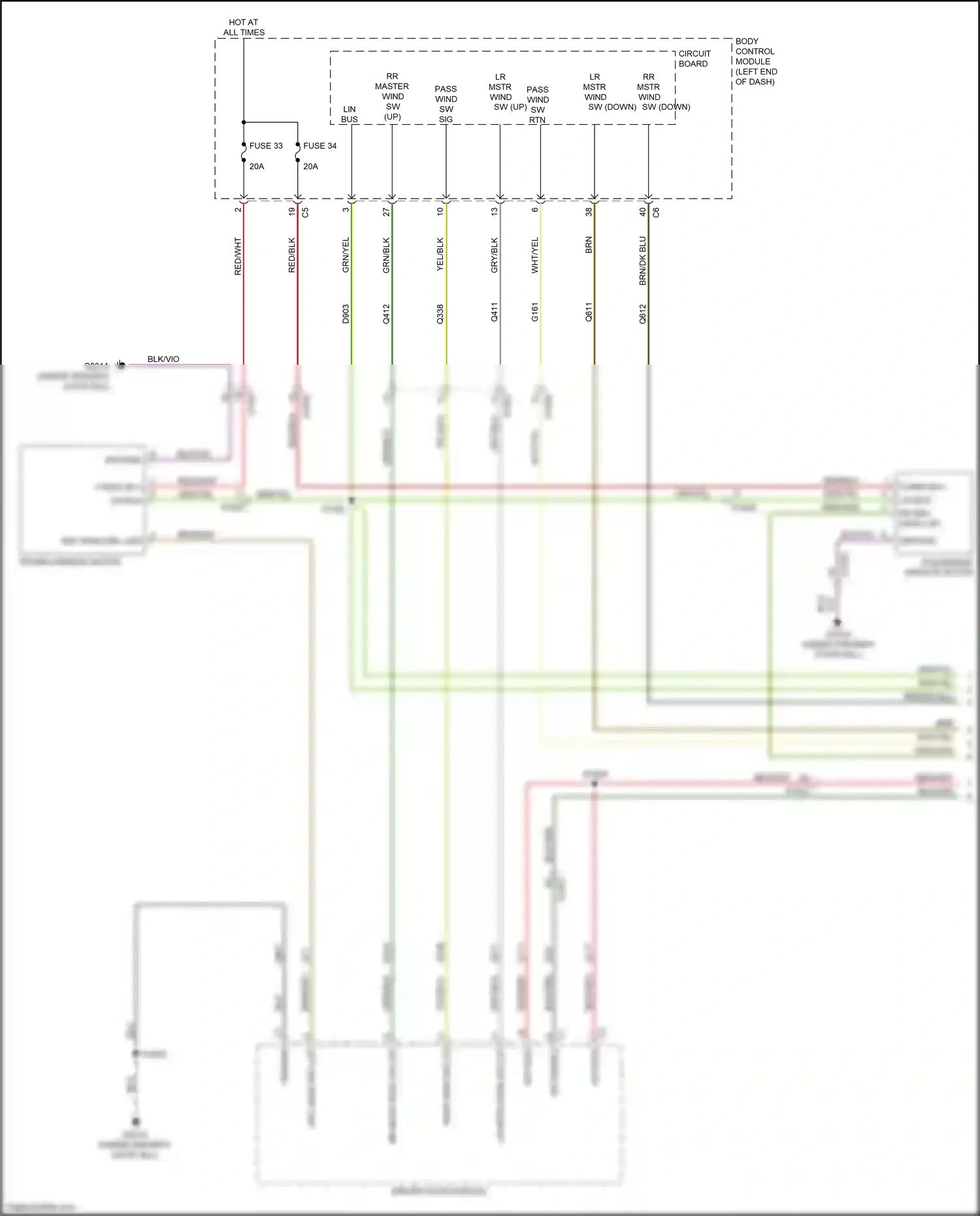 Wiring diagram body control module for Jeep Renegade I facelift (2018-2024) (46 of 51)