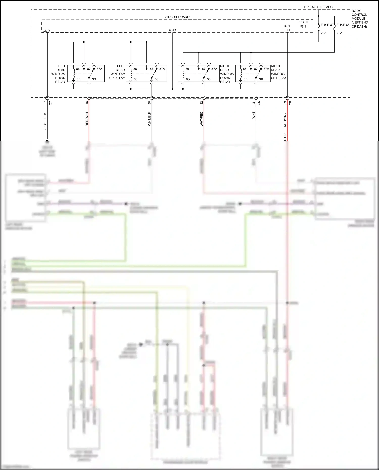 Wiring diagram body control module for Jeep Renegade I facelift (2018-2024) (38 of 51)