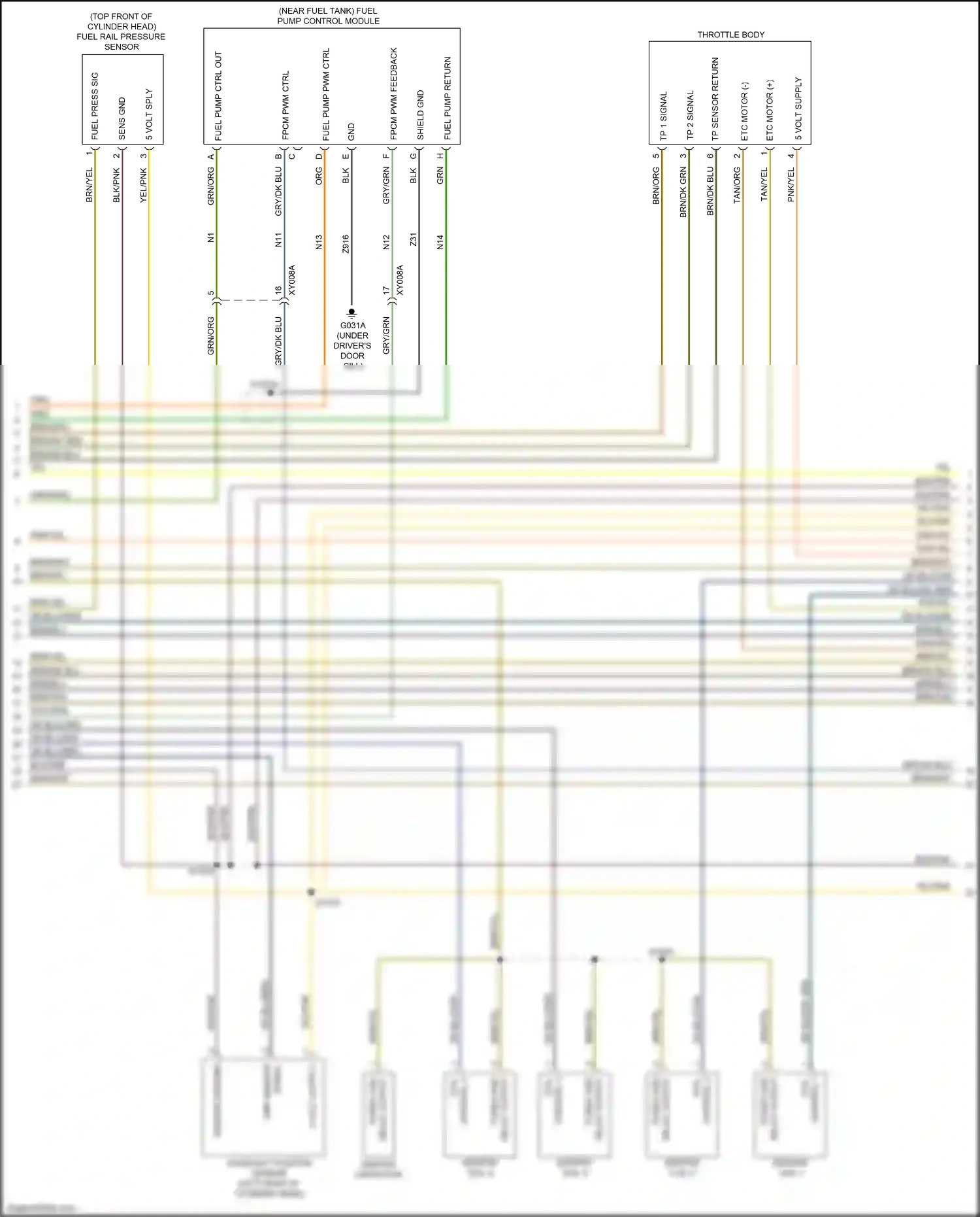 Wiring diagram cmp sensor for Jeep Renegade I facelift (2018-2024) (1 of 1)