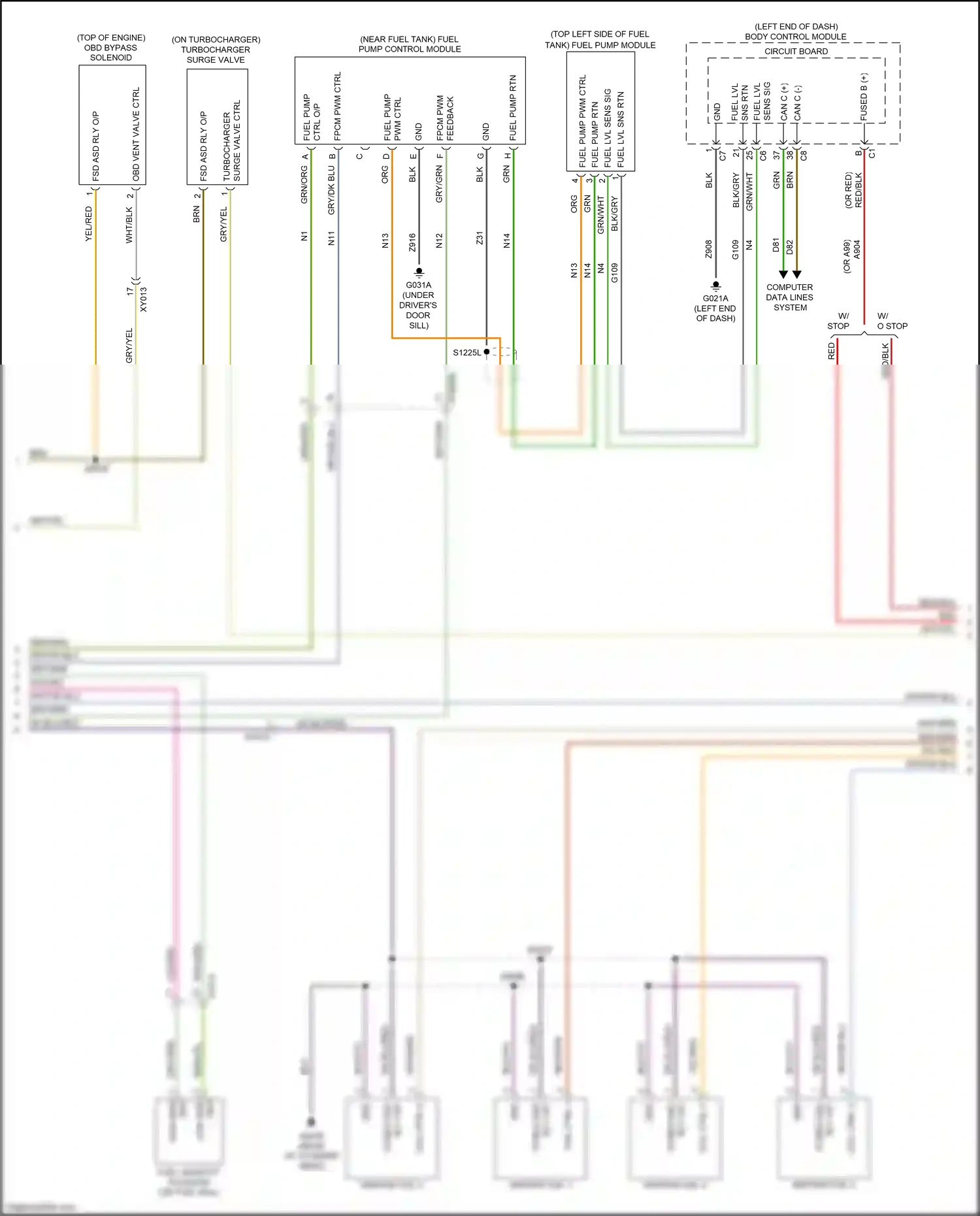 Wiring diagram coil ctrl 2 for Jeep Renegade I facelift (2018-2024) (1 of 2)