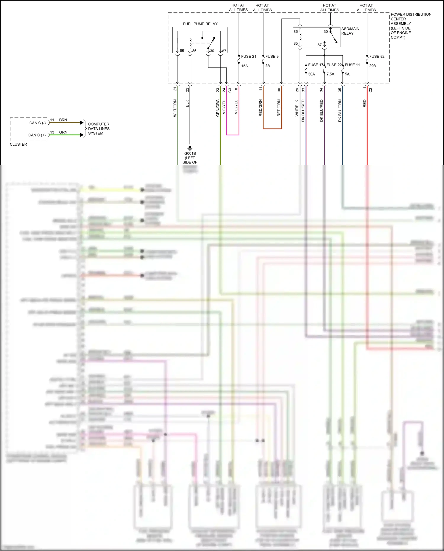 Wiring diagram computer data lines system for Jeep Renegade I facelift (2018-2024) (65 of 73)