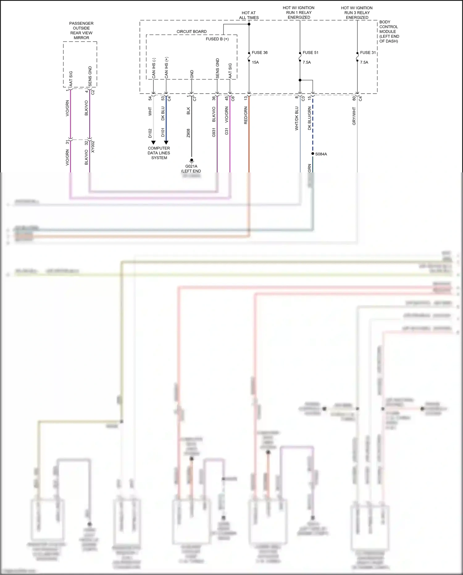 Wiring diagram computer data lines system for Jeep Renegade I facelift (2018-2024) (12 of 73)