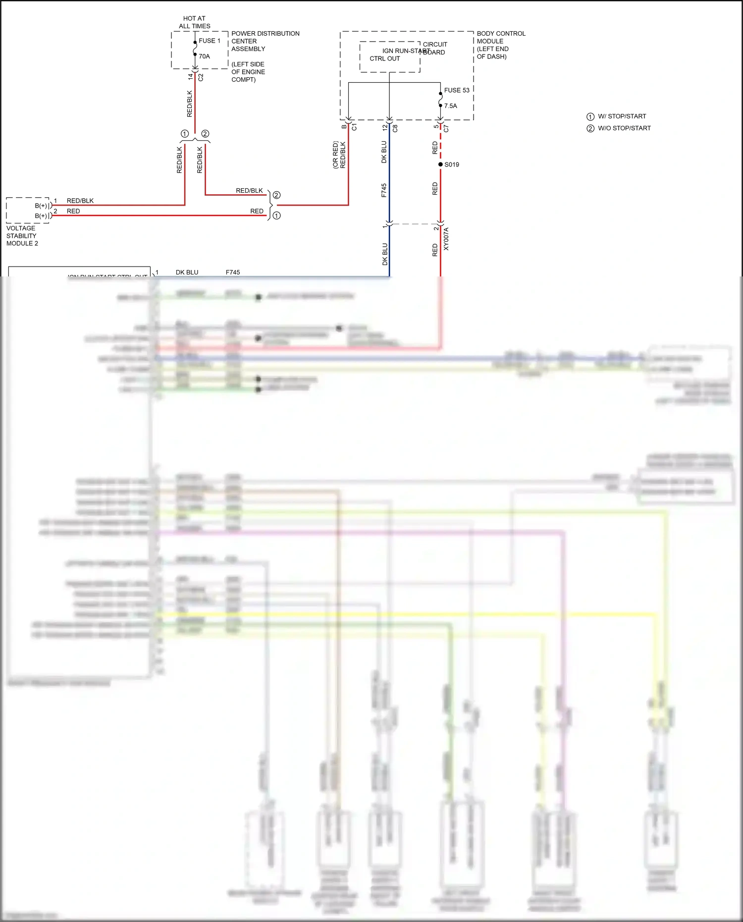 Wiring diagram computer data lines system for Jeep Renegade I facelift (2018-2024) (46 of 73)