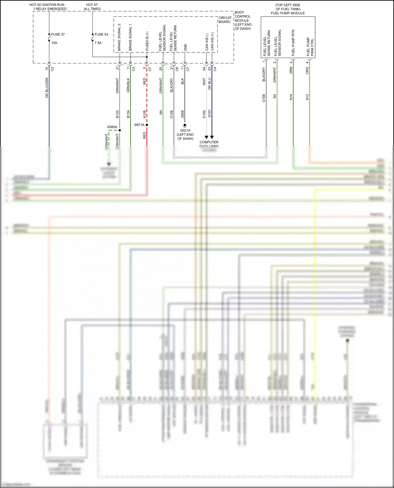 Wiring diagram computer data lines system for Jeep Renegade I facelift (2018-2024) (69 of 73)