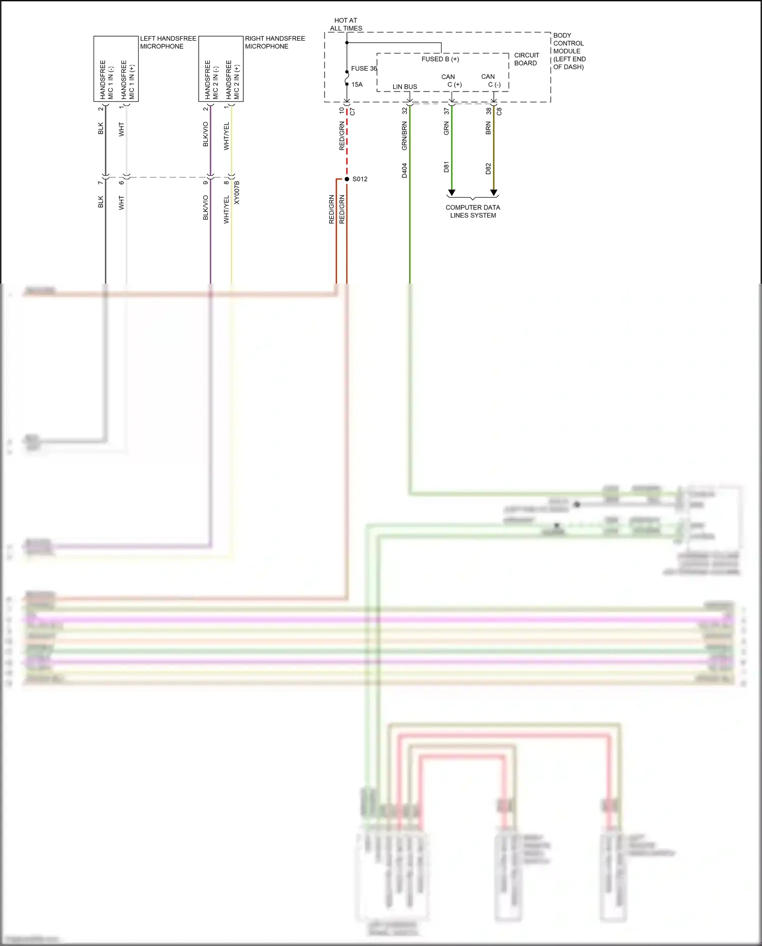 Wiring diagram computer data lines system for Jeep Renegade I facelift (2018-2024) (59 of 73)