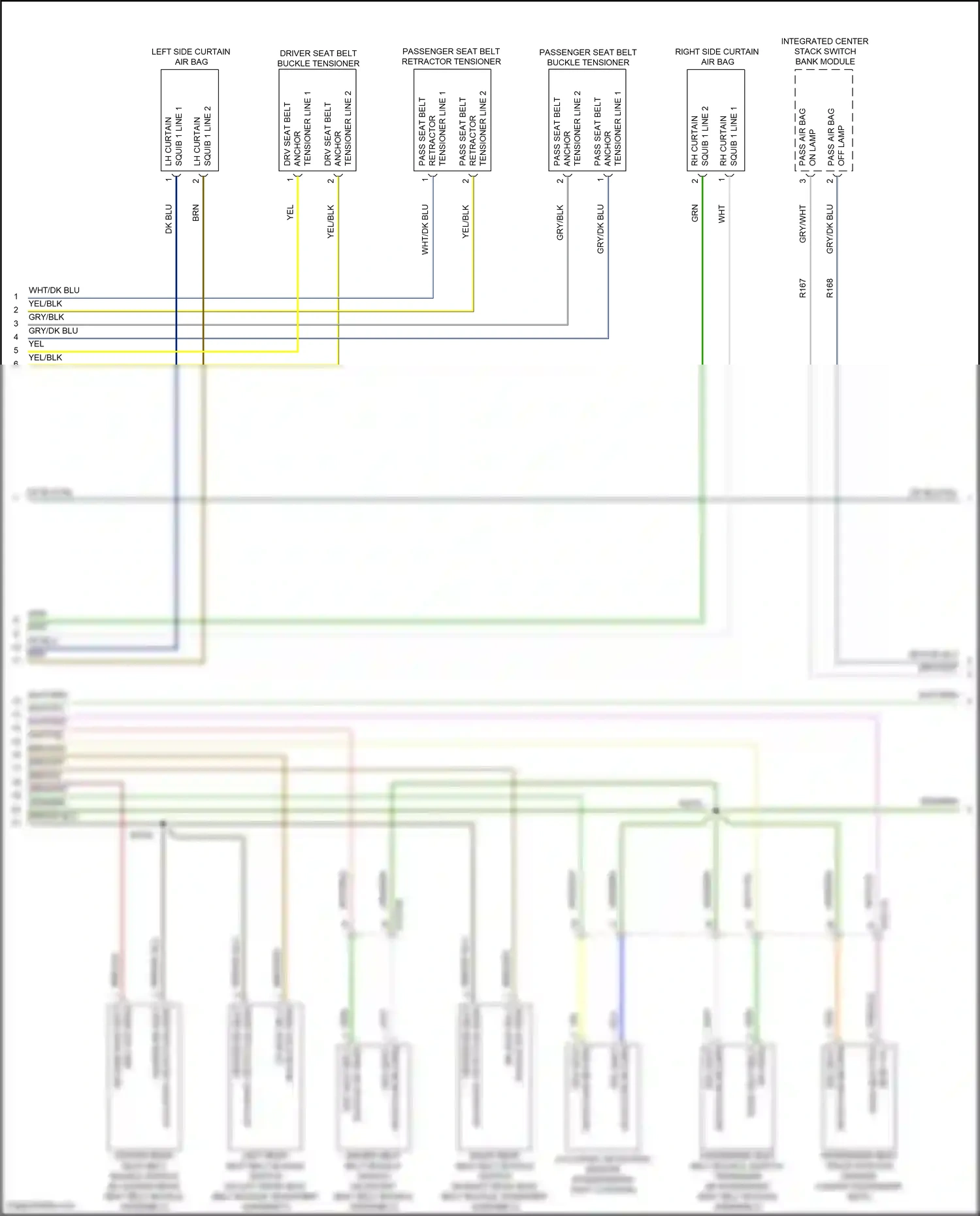 Wiring diagram detection return for Jeep Renegade I facelift (2018-2024) (1 of 2)