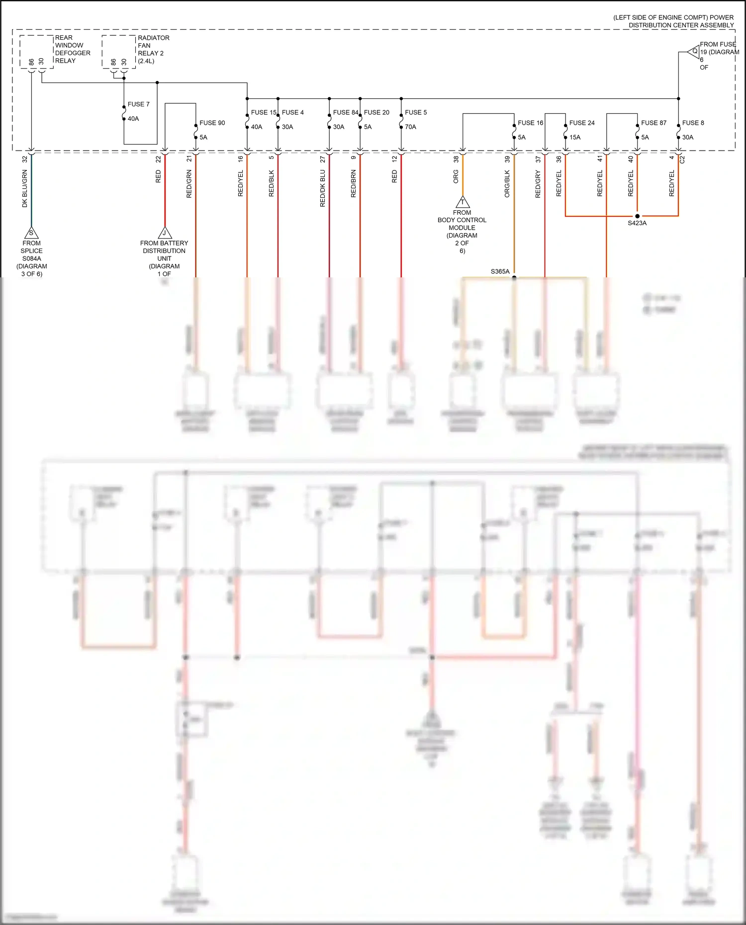 Wiring diagram eps module for Jeep Renegade I facelift (2018-2024) (4 of 4)