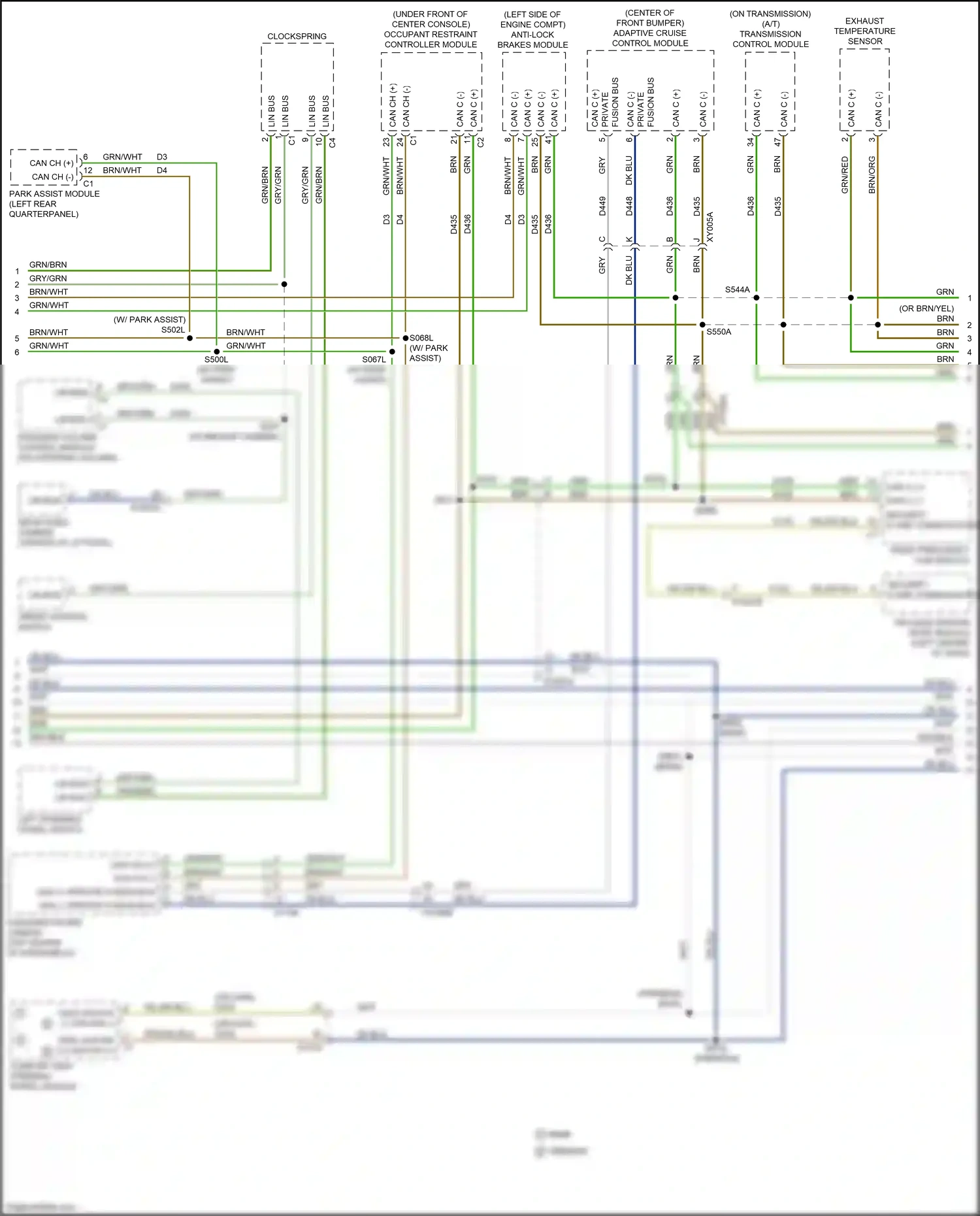 Wiring diagram keyless ignition node module for Jeep Renegade I facelift (2018-2024) (3 of 8)