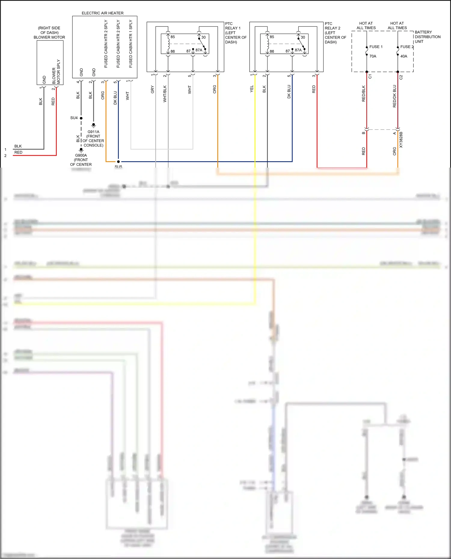 Wiring diagram panel mode drv for Jeep Renegade I facelift (2018-2024) (2 of 2)