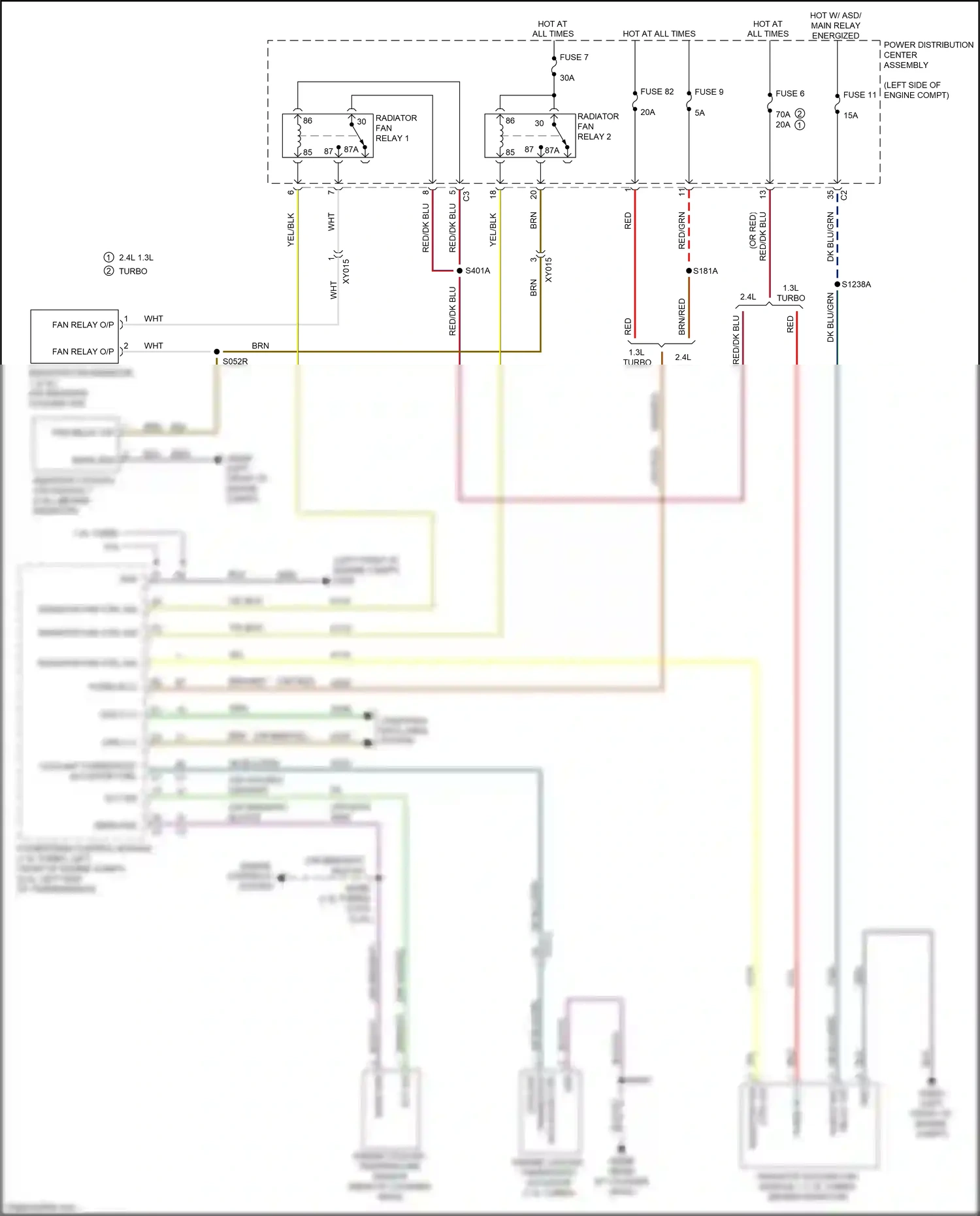 Wiring diagram powertrain control module for Jeep Renegade I facelift (2018-2024) (4 of 25)