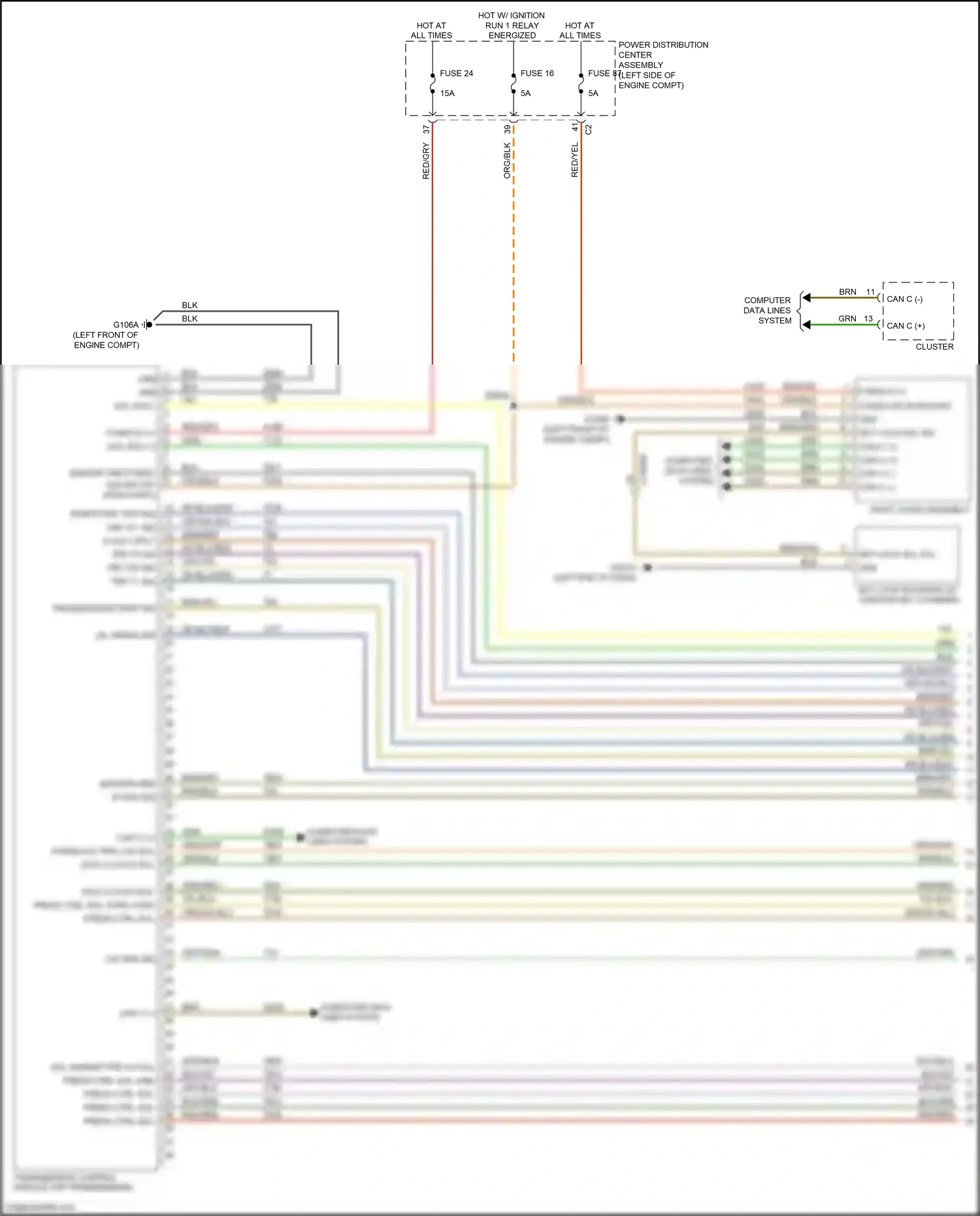 Wiring diagram press ctrl sol e for Jeep Renegade I facelift (2018-2024) (1 of 2)