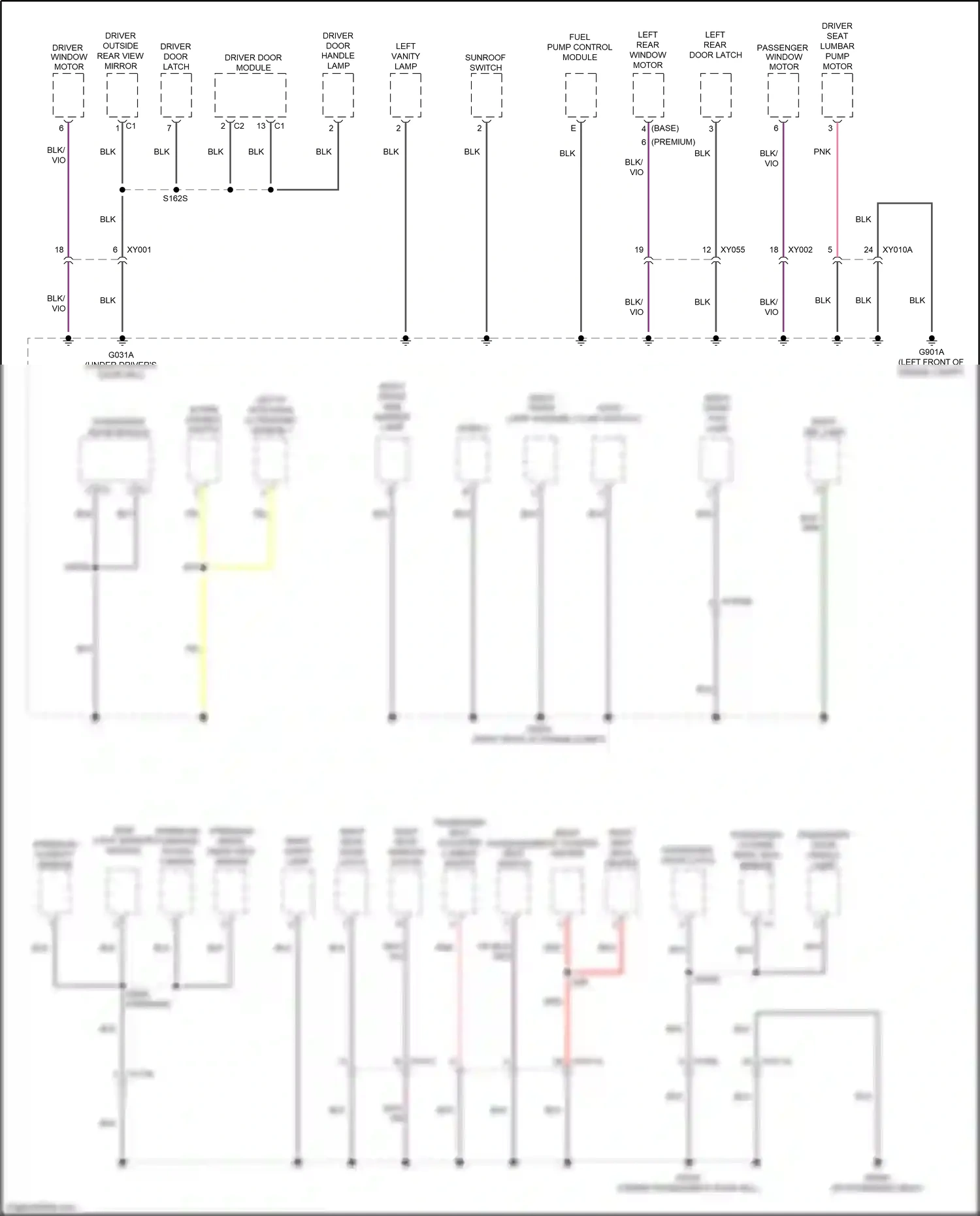 Wiring diagram rain light sensor module for Jeep Renegade I facelift (2018-2024) (2 of 4)