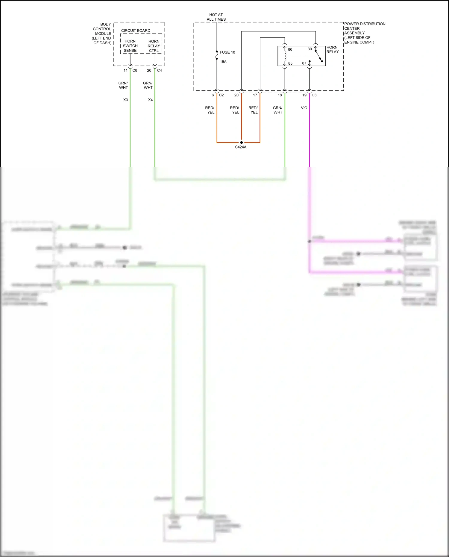 Wiring diagram steering column control module for Jeep Renegade I facelift (2018-2024) (4 of 9)
