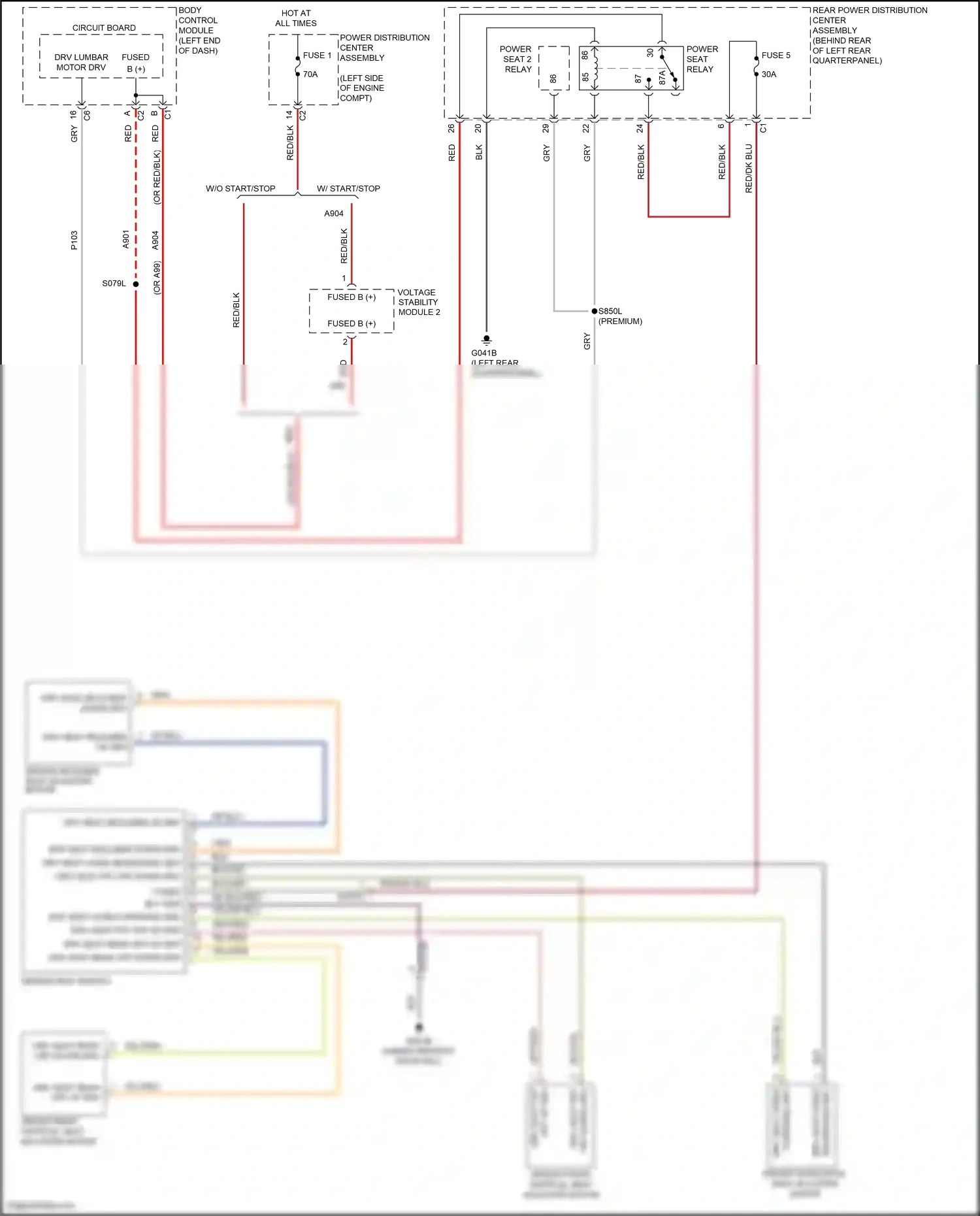 Wiring diagram voltage stability module 2 for Jeep Renegade I facelift (2018-2024) (3 of 12)