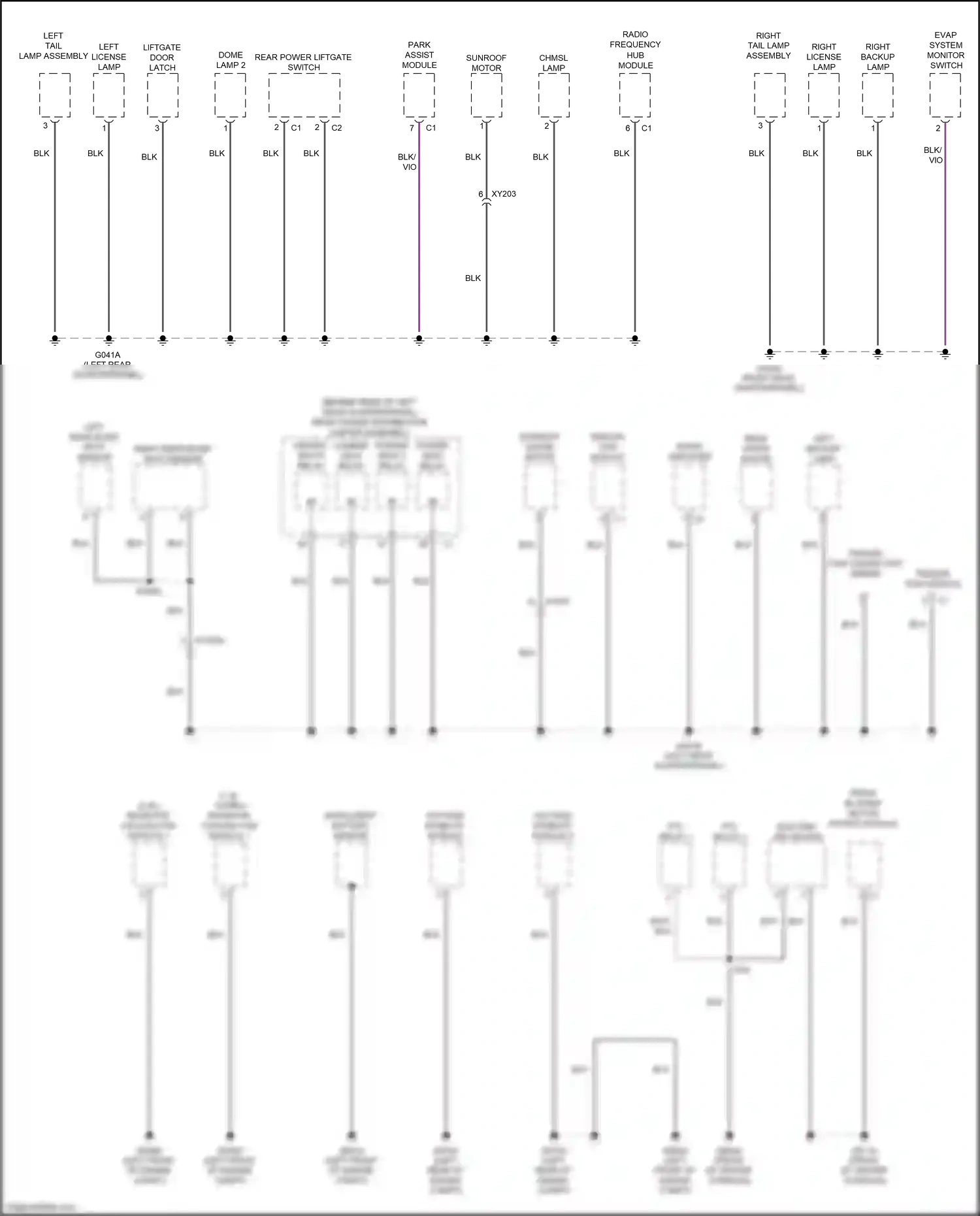 Wiring diagram voltage stability module 2 for Jeep Renegade I facelift (2018-2024) (11 of 12)