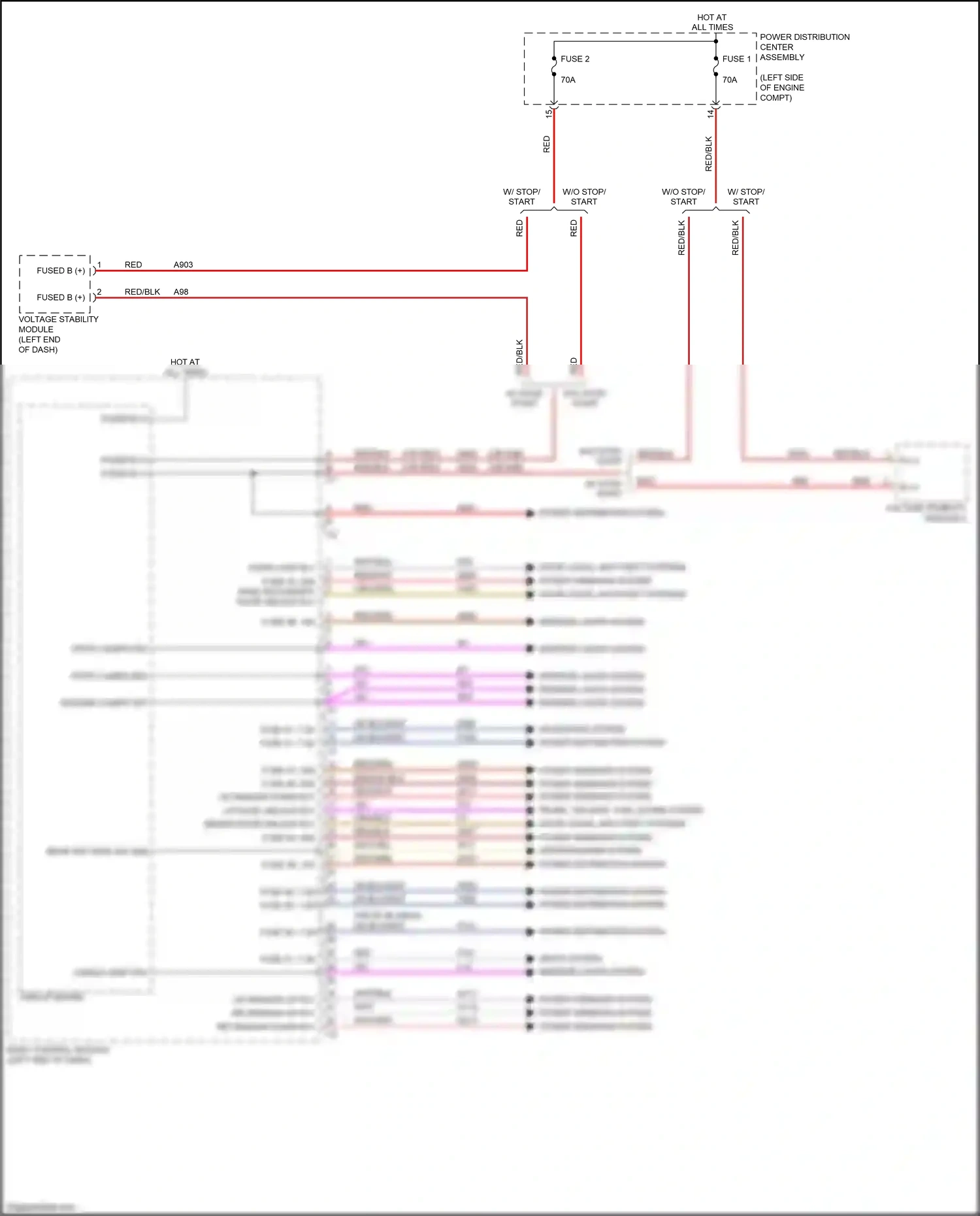 Wiring diagram voltage stability module for Jeep Renegade I facelift (2018-2024) (1 of 9)