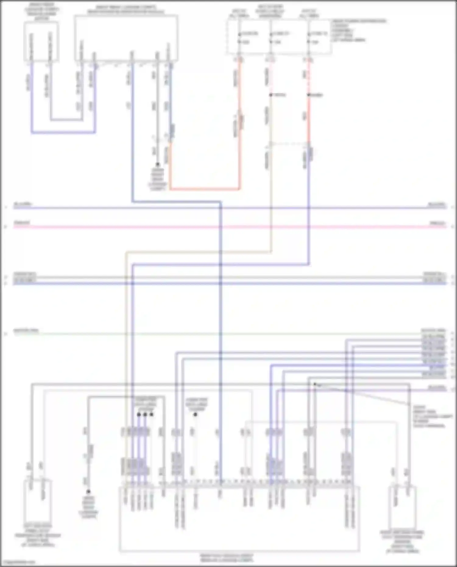 Wagoneer Jeep WS (2021-2024): Automatic a/c circuit, quad zone (3 of 5)