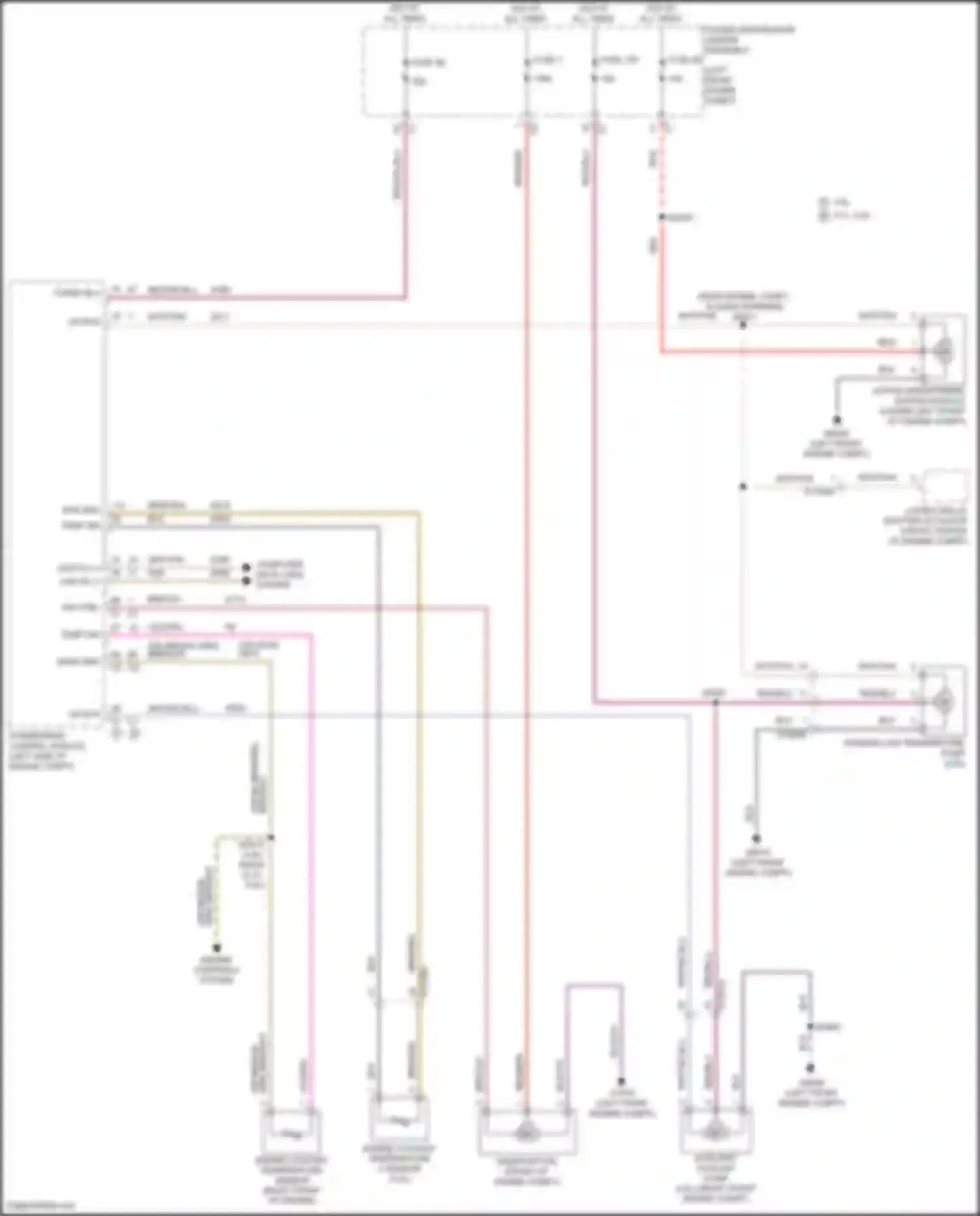 Wagoneer Jeep WS (2021-2024): Cooling fan circuit