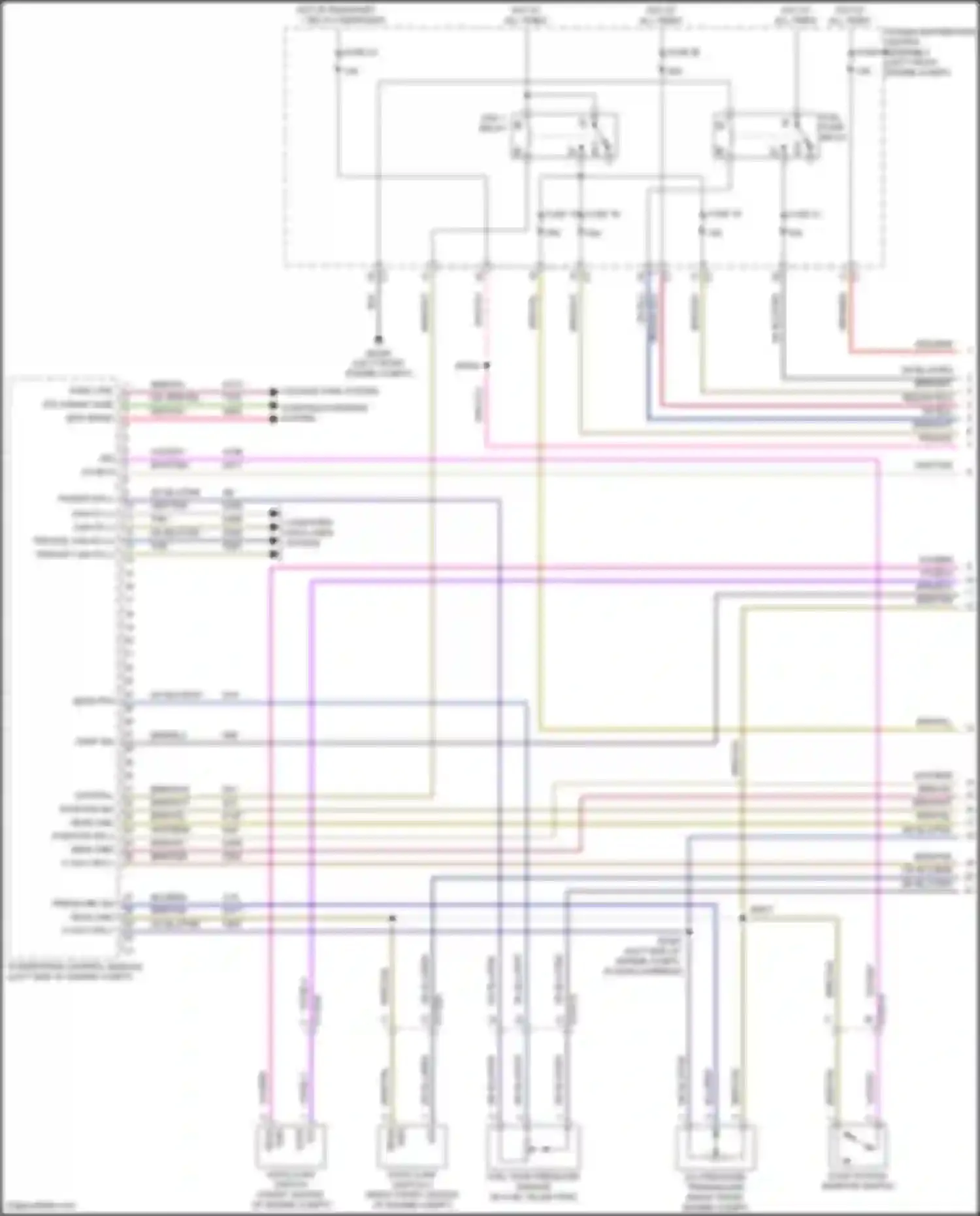 Wagoneer Jeep WS (2021-2024): Wiring diagram engine performance 5.7l (1 of 6)