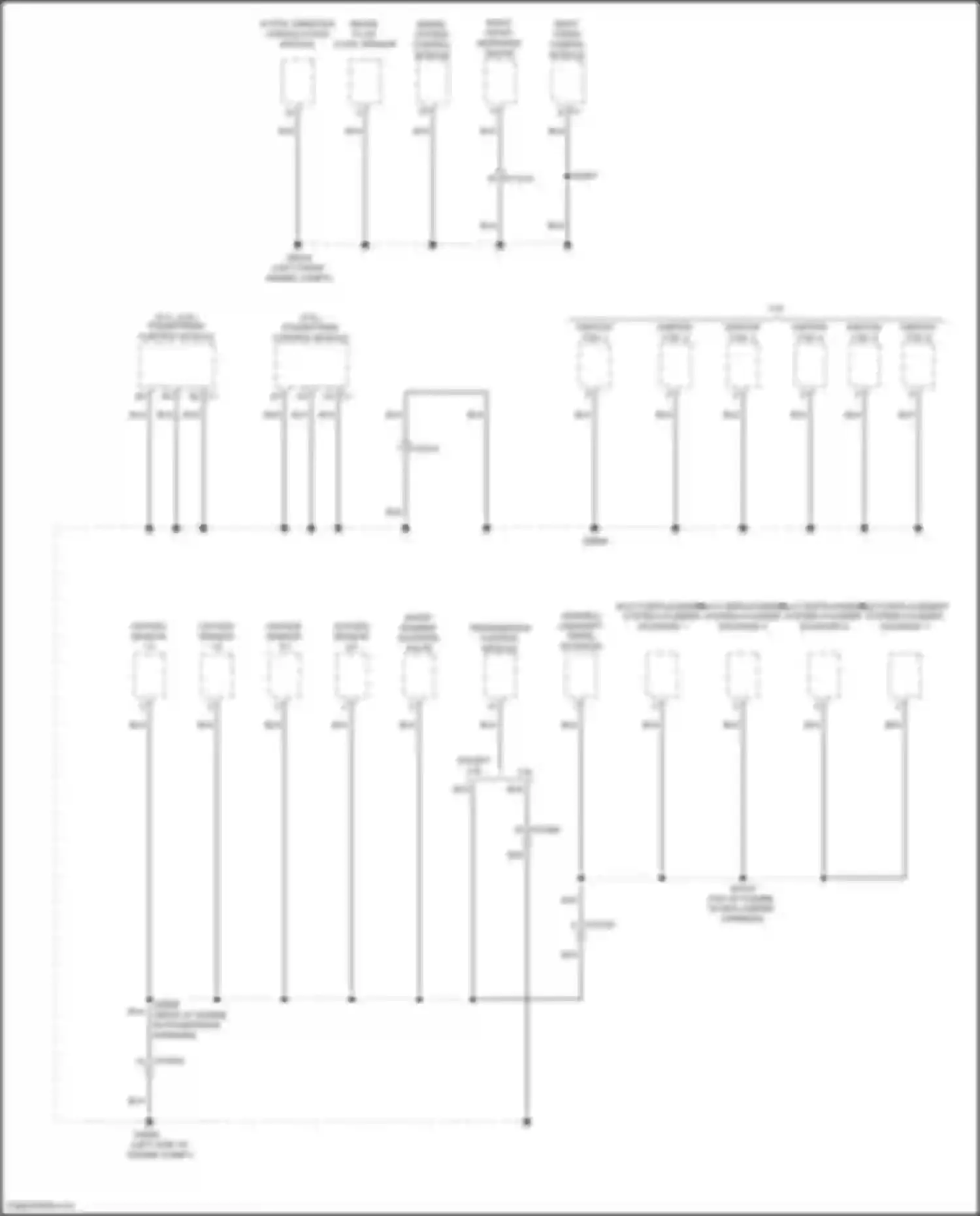 Wagoneer Jeep WS (2021-2024): Ground distribution circuit (1 of 8)