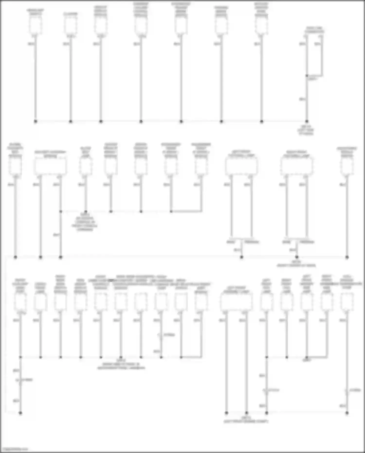 Wagoneer Jeep WS (2021-2024): Ground distribution circuit (2 of 8)