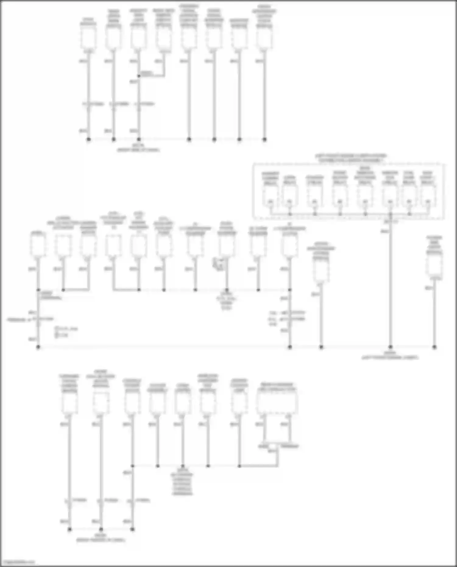 Wagoneer Jeep WS (2021-2024): Ground distribution circuit (3 of 8)