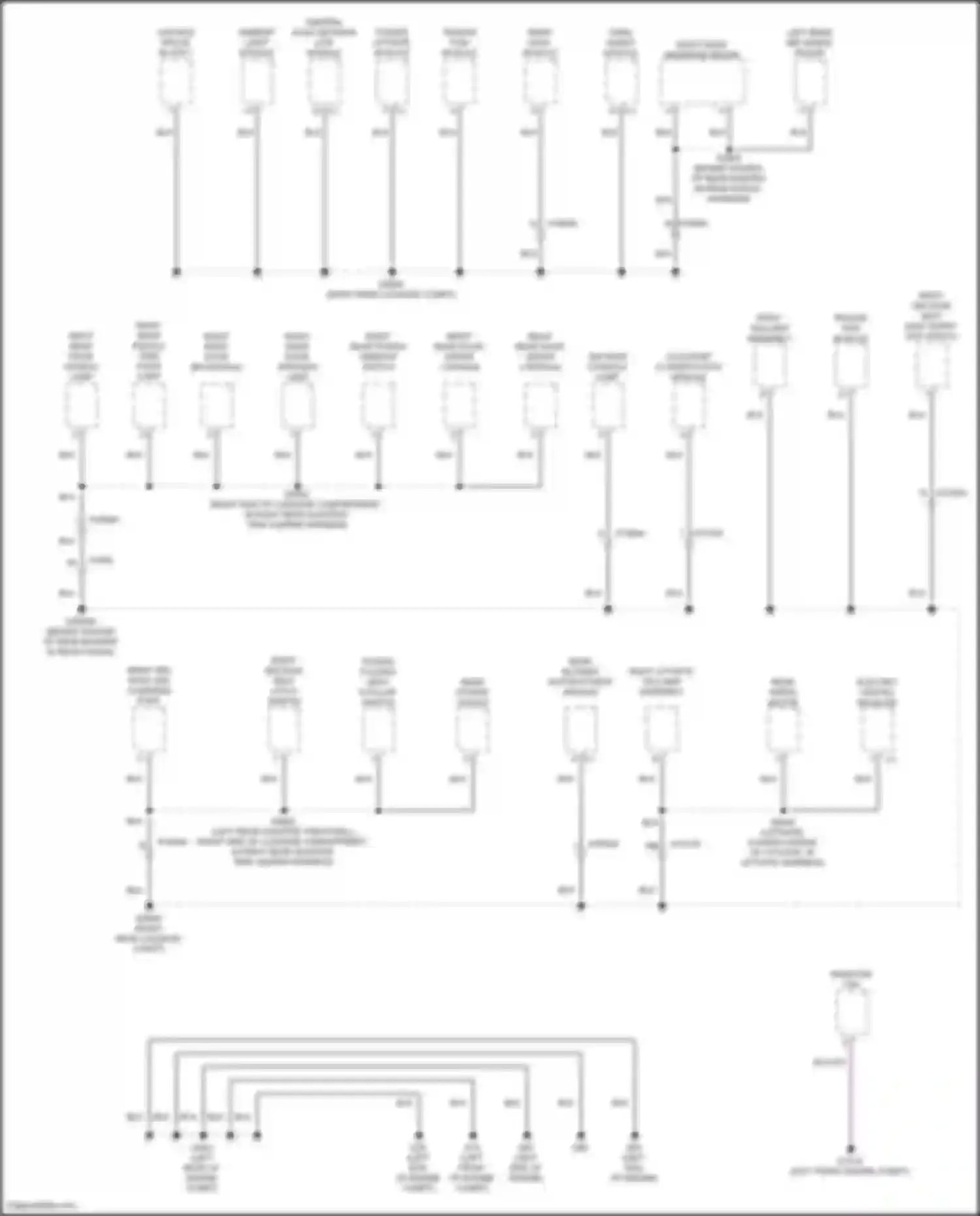 Wagoneer Jeep WS (2021-2024): Ground distribution circuit (7 of 8)