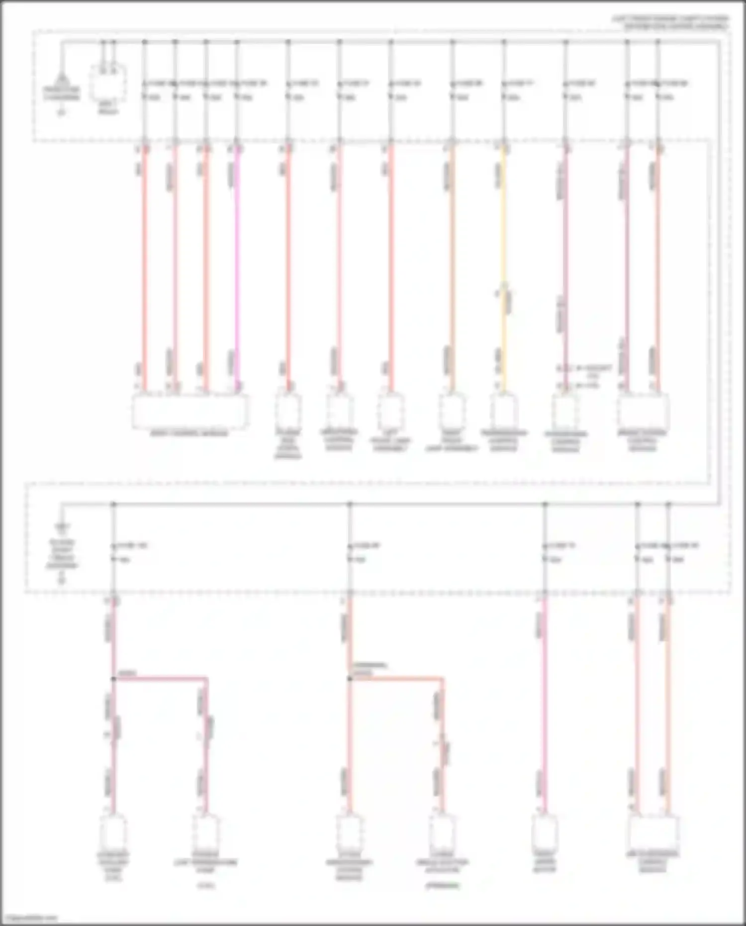 Wagoneer Jeep WS (2021-2024): Power distribution circuit (3 of 8)