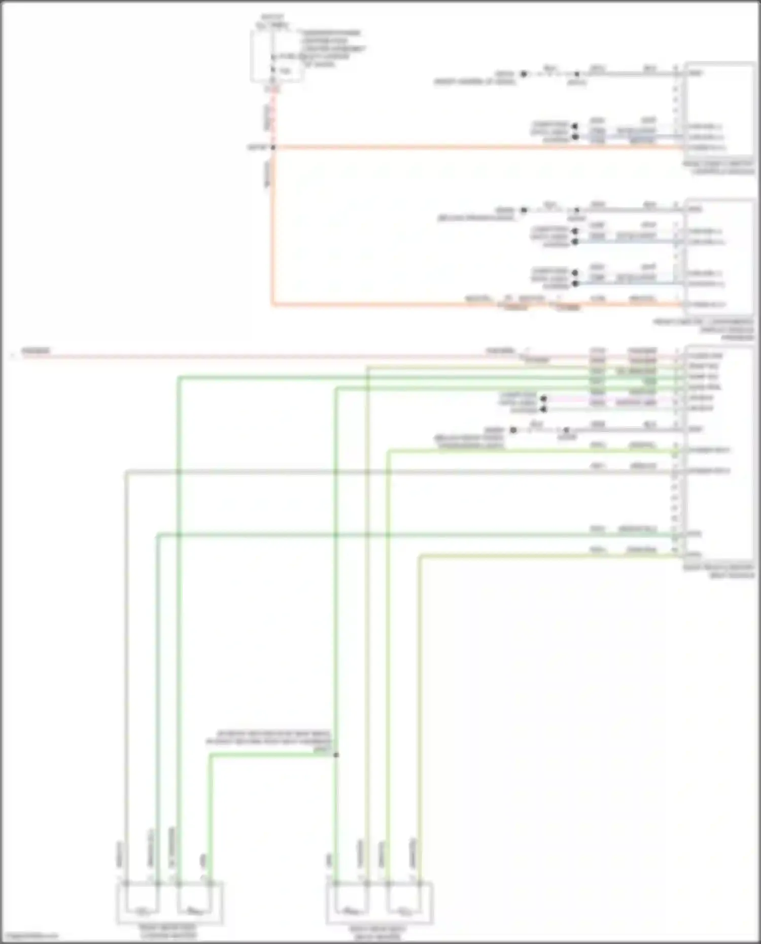 Wagoneer Jeep WS (2021-2024): Rear heated seats circuit, w/o ventilation (2 of 2)