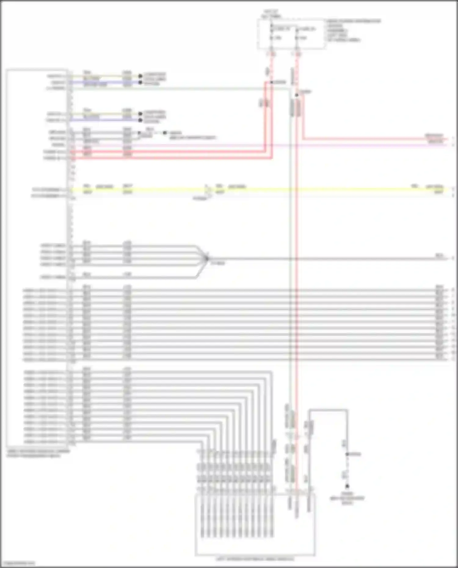 Wagoneer Jeep WS (2021-2024): Rear seat entertainment circuit (1 of 2)