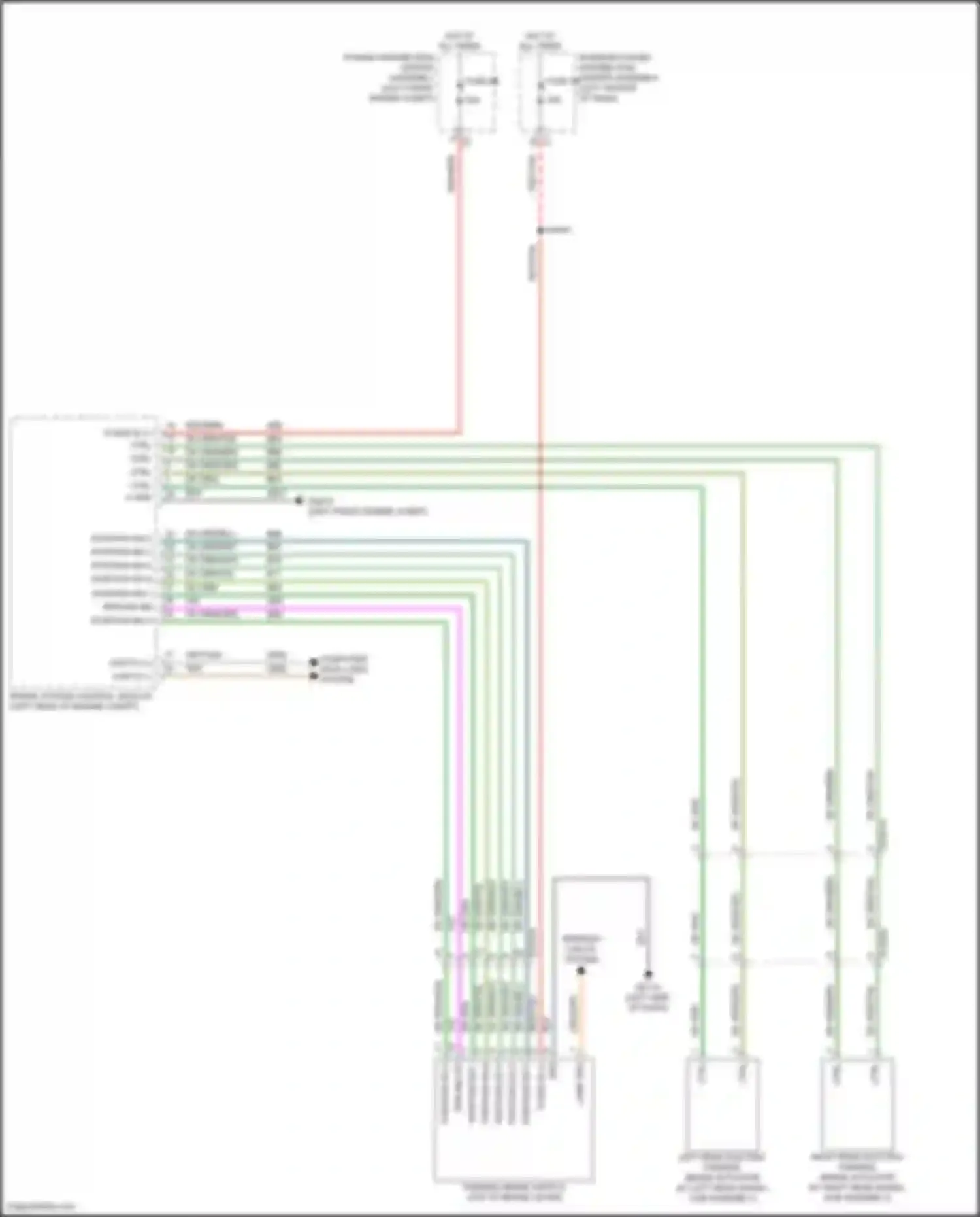 Wagoneer Jeep WS (2021-2024): Park brake release circuit