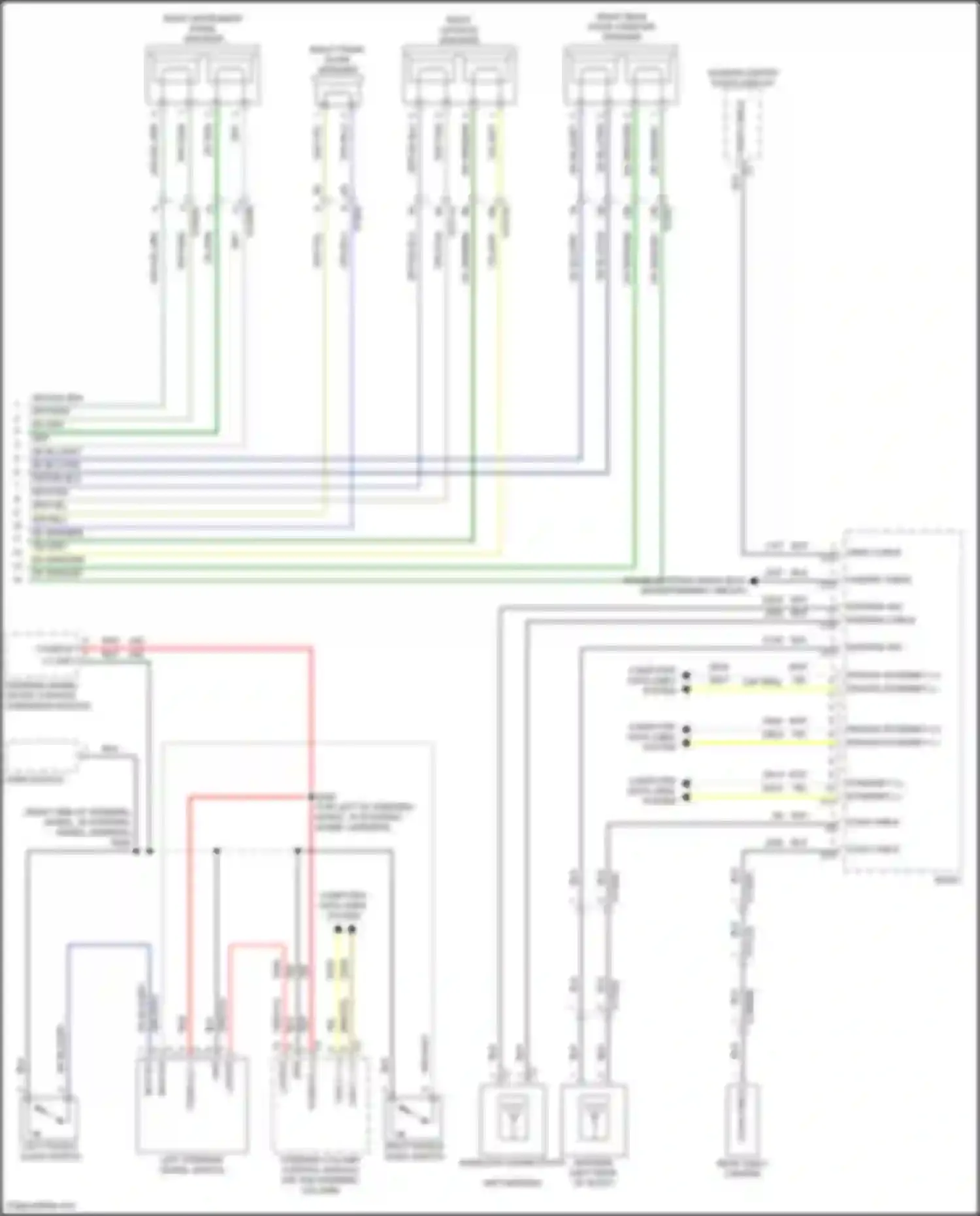 Wiring diagram camera cable for Jeep Wagoneer WS (2021-2024) (4 of 9)