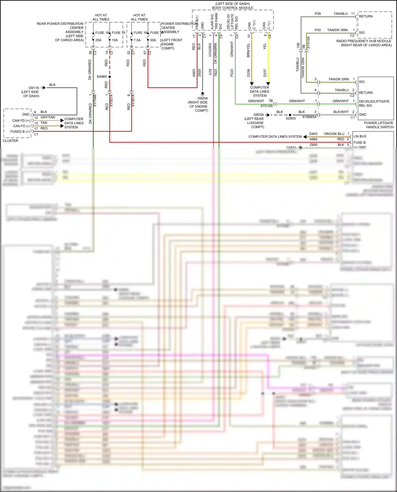 Jeep Wagoneer WS (2021-2024) computer data lines system wiring diagram  (107 of 116)