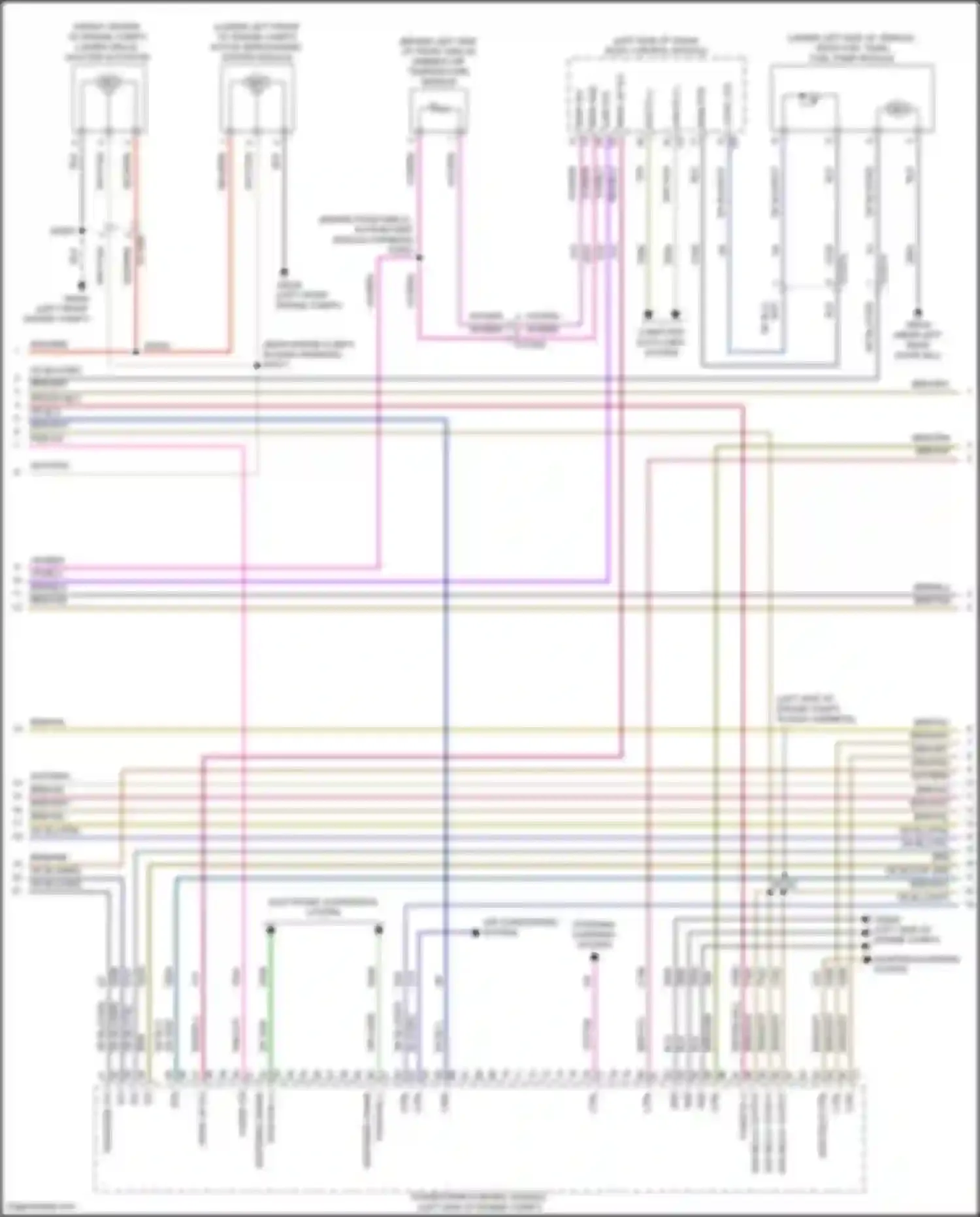 Wiring diagram electronic suspension system for Jeep Wagoneer WS (2021-2024) (1 of 1)