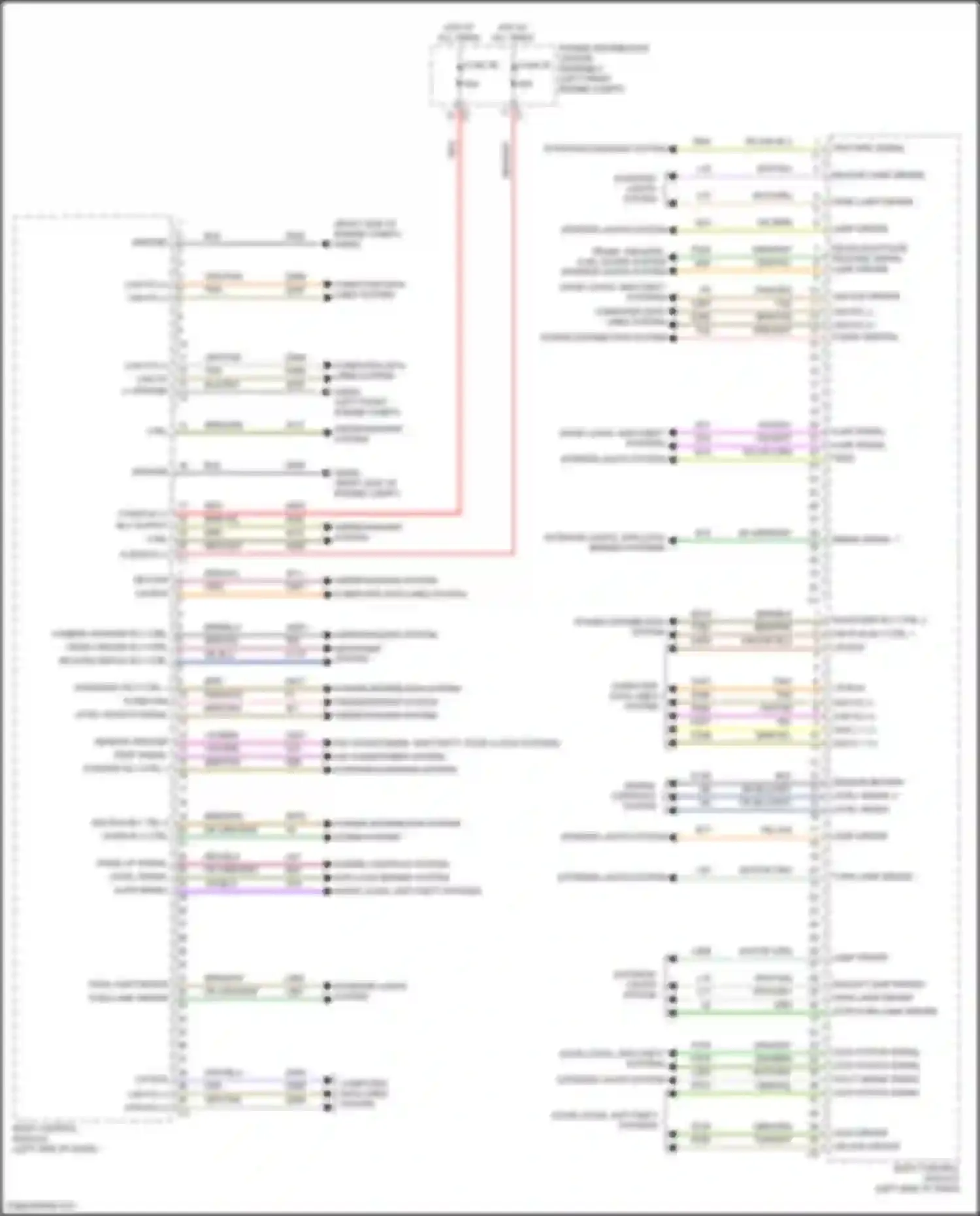 Wiring diagram exterior lights, anti-lock brakes systems for Jeep Wagoneer WS (2021-2024) (1 of 1)