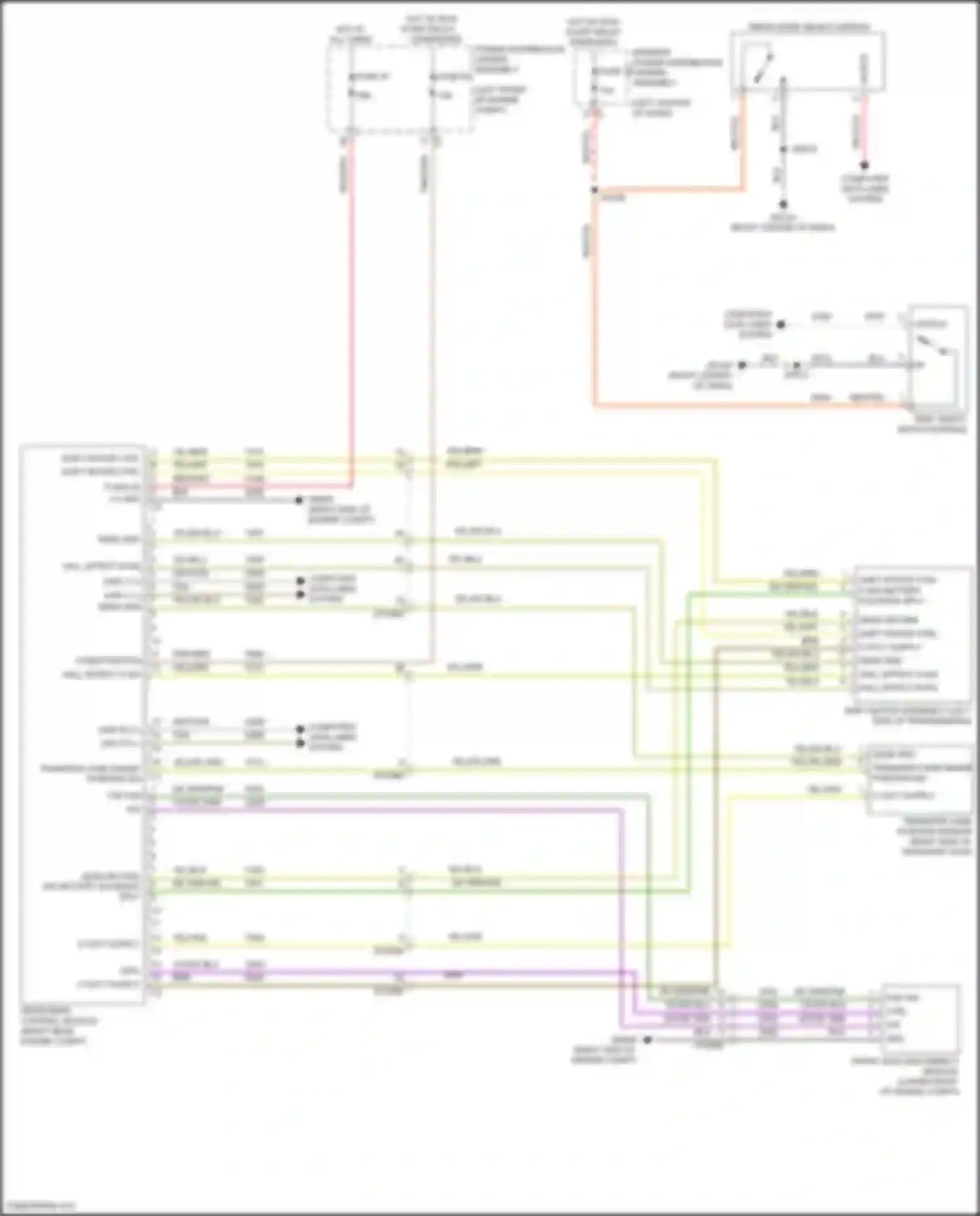 Wiring diagram hot w/ run/ start relay energized for Jeep Wagoneer WS (2021-2024) (3 of 3)