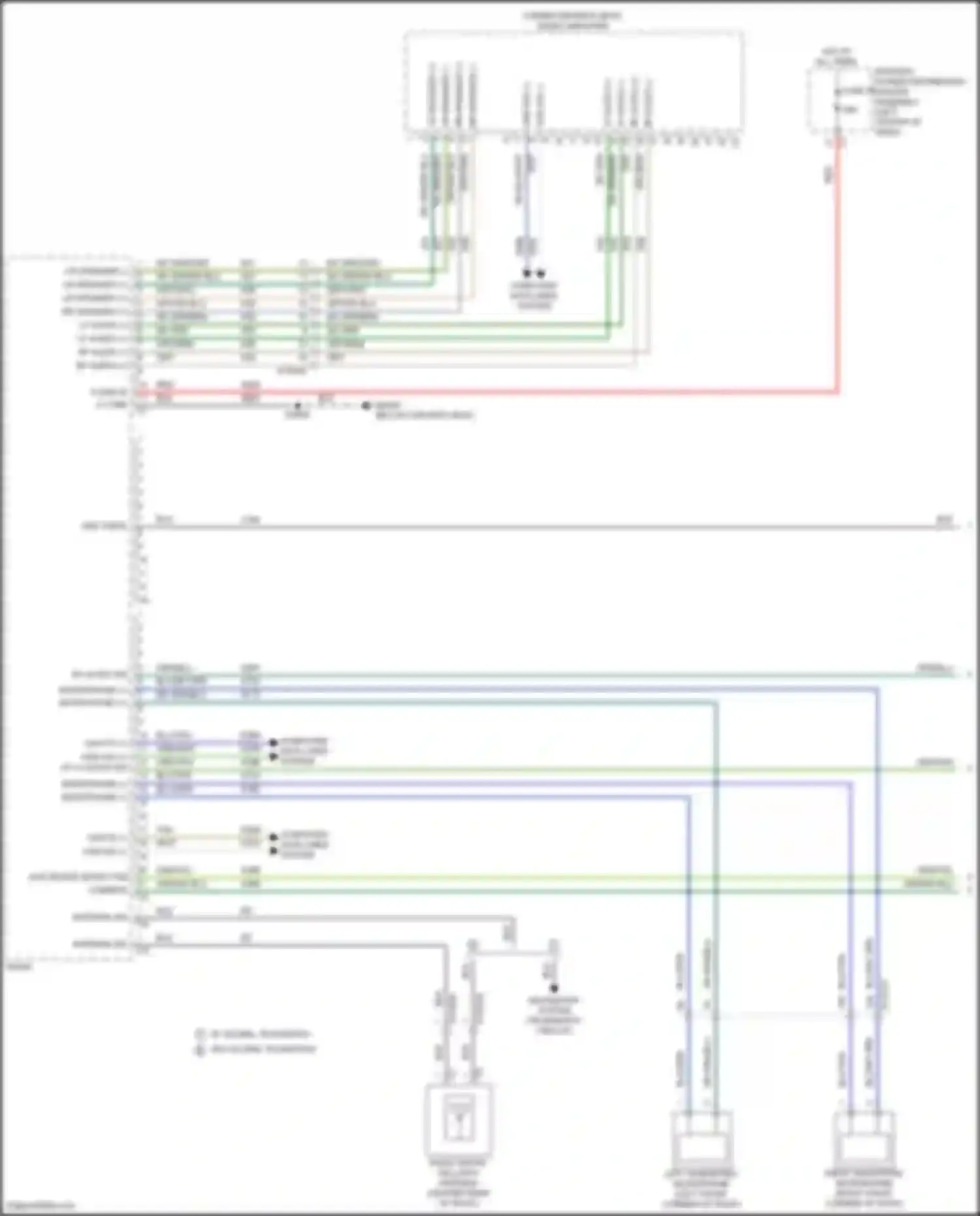 Wiring diagram left handsfree microphone for Jeep Wagoneer WS (2021-2024) (4 of 8)