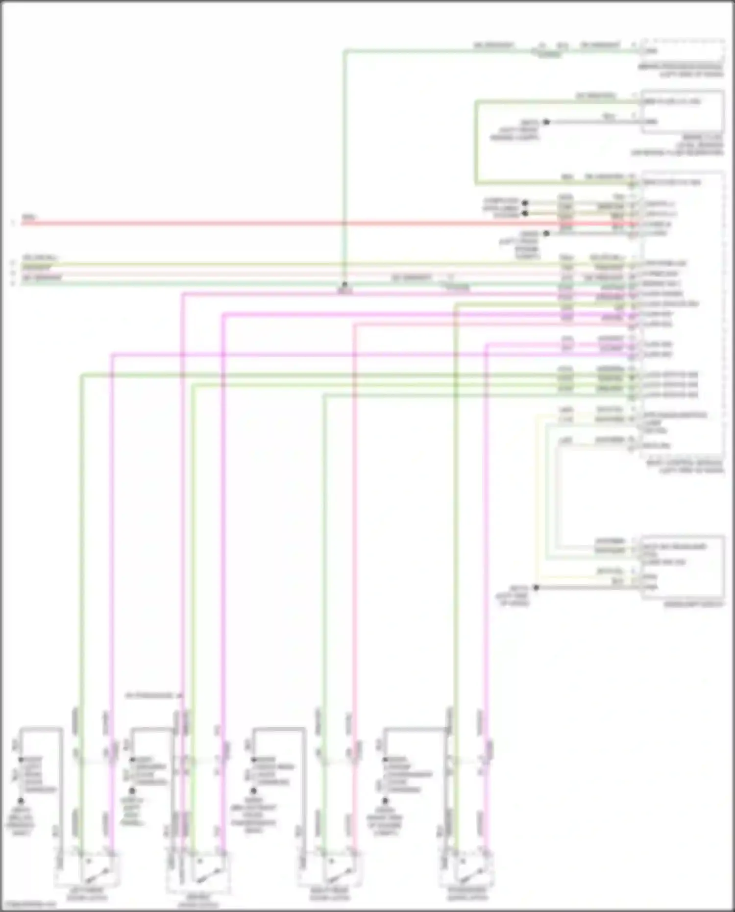 Wiring diagram mux sig headlamp/fog lamp sw sig for Jeep Wagoneer WS (2021-2024) (1 of 1)
