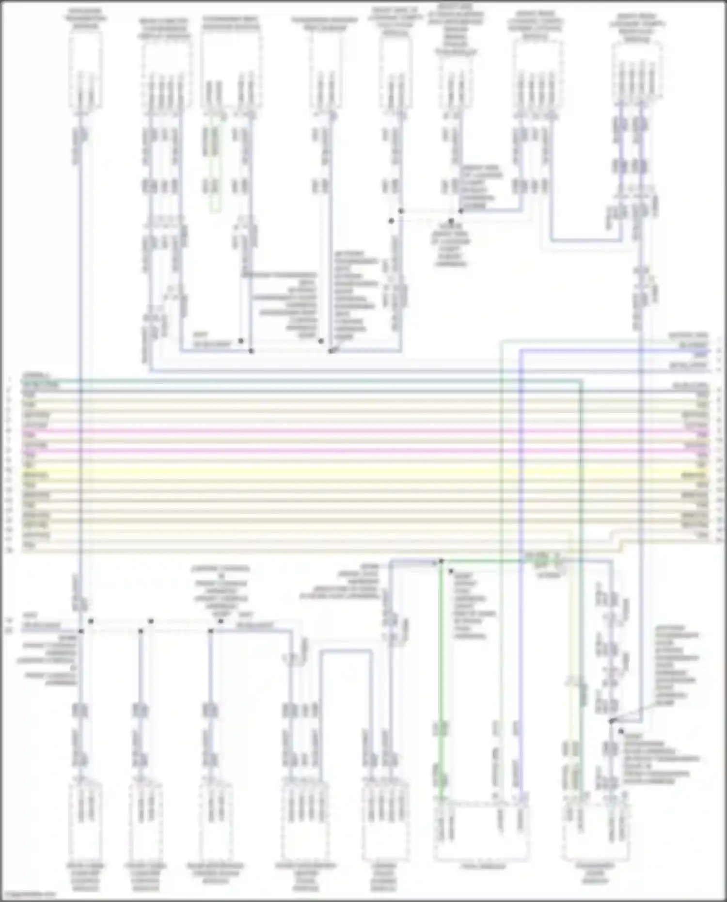 Wiring diagram rear hvac module for Jeep Wagoneer WS (2021-2024) (1 of 4)