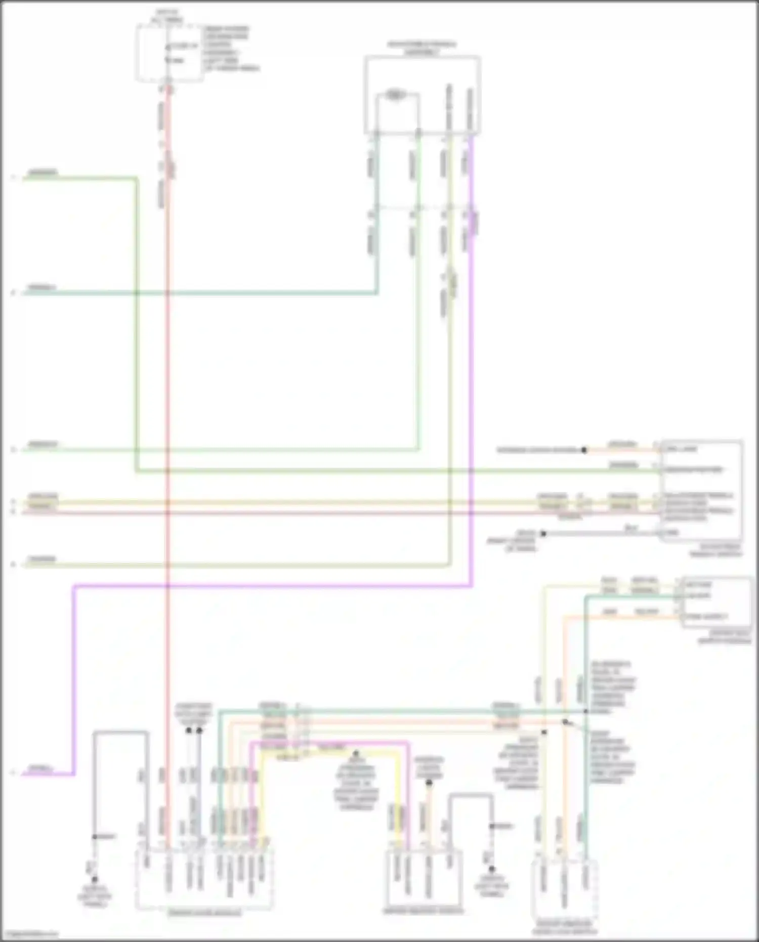 Wiring diagram rear power distribution center assembly for Jeep Wagoneer WS (2021-2024) (22 of 37)