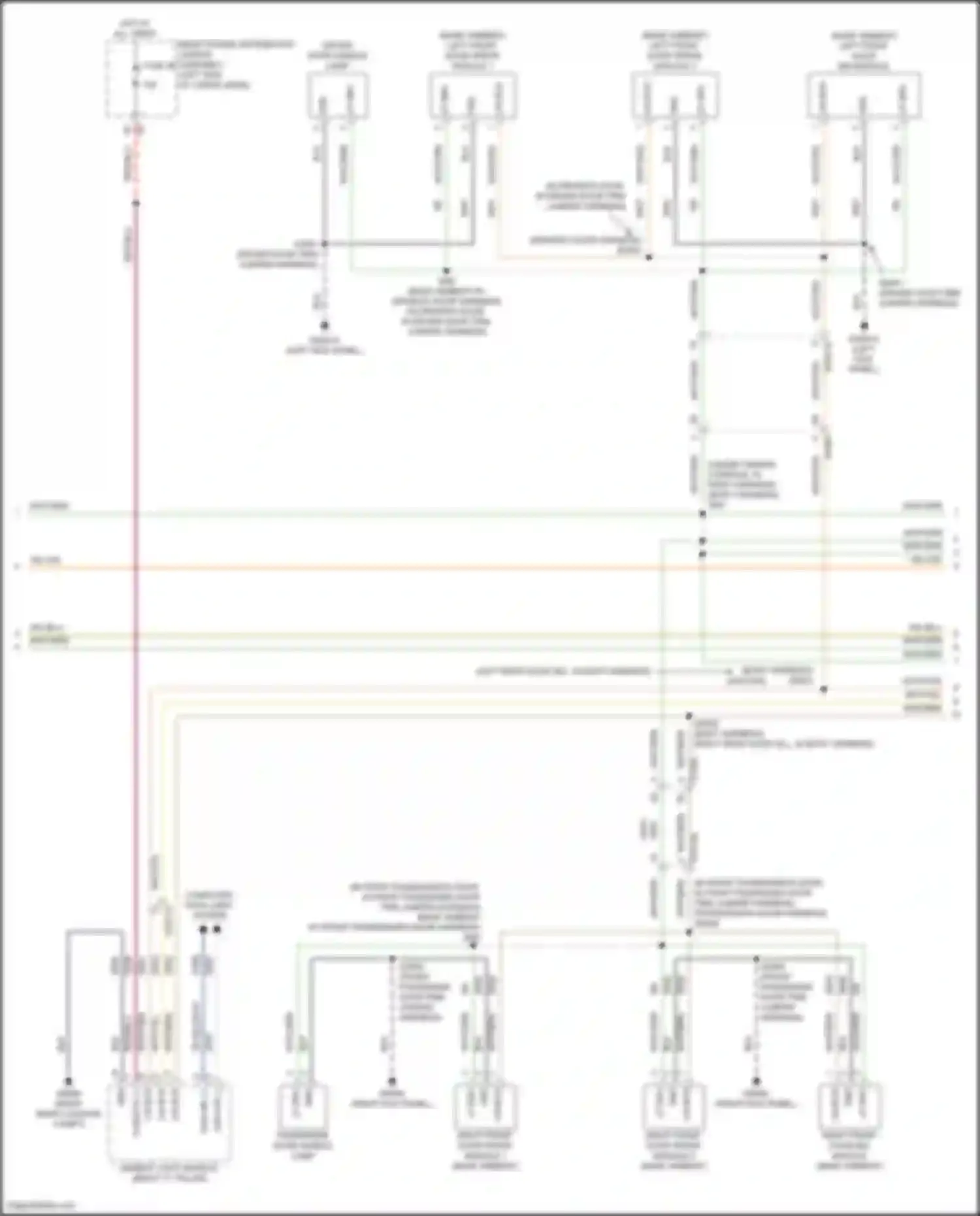 Wiring diagram right front door spear module 2 for Jeep Wagoneer WS (2021-2024) (1 of 2)