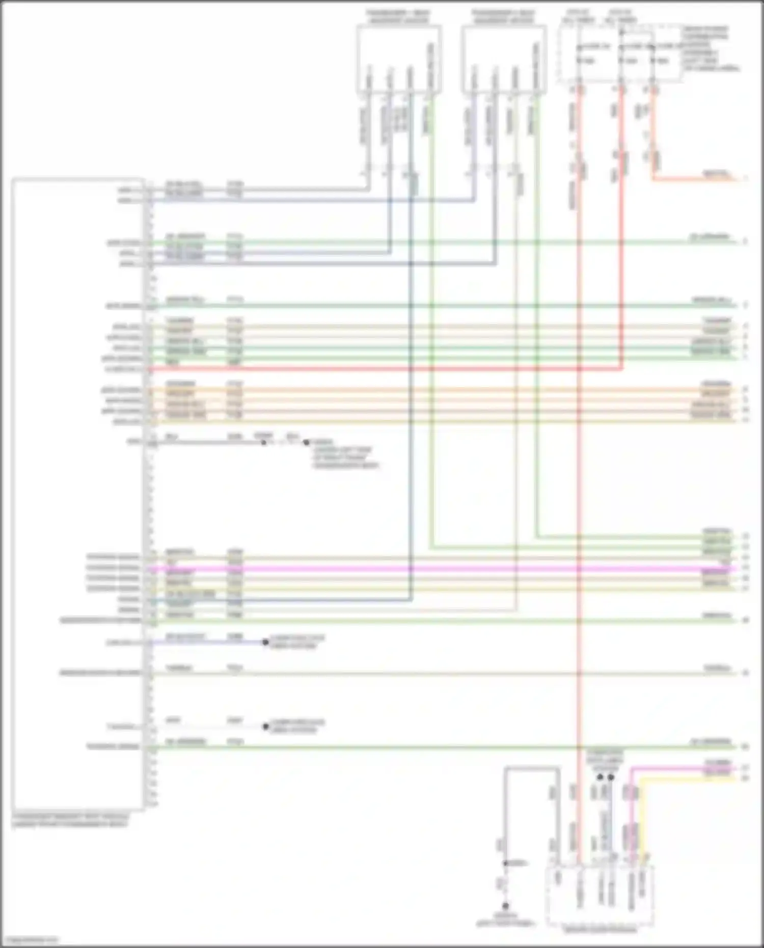 Wiring diagram sens return for Jeep Wagoneer WS (2021-2024) (3 of 6)