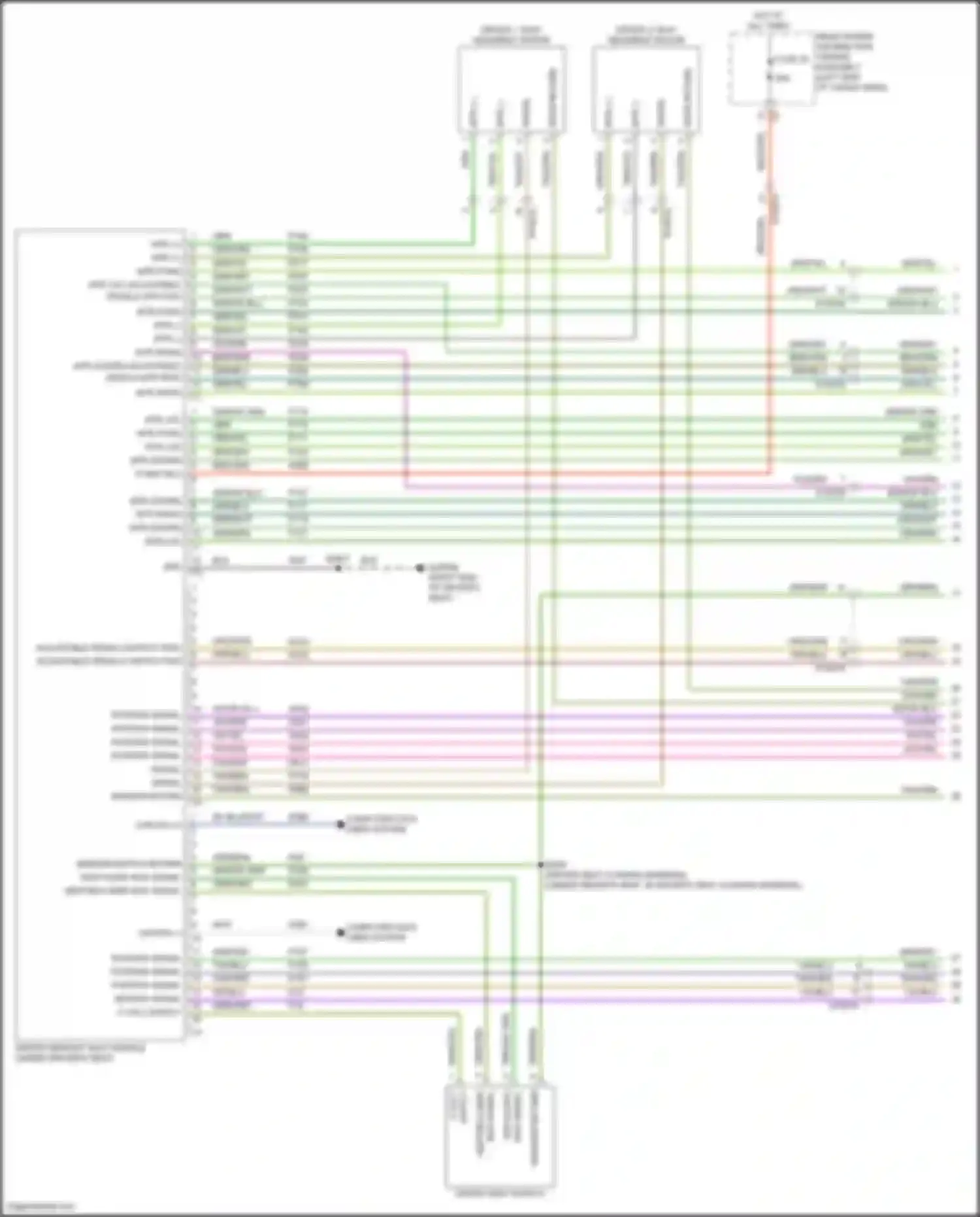 Wiring diagram sens/sw return for Jeep Wagoneer WS (2021-2024) (1 of 2)
