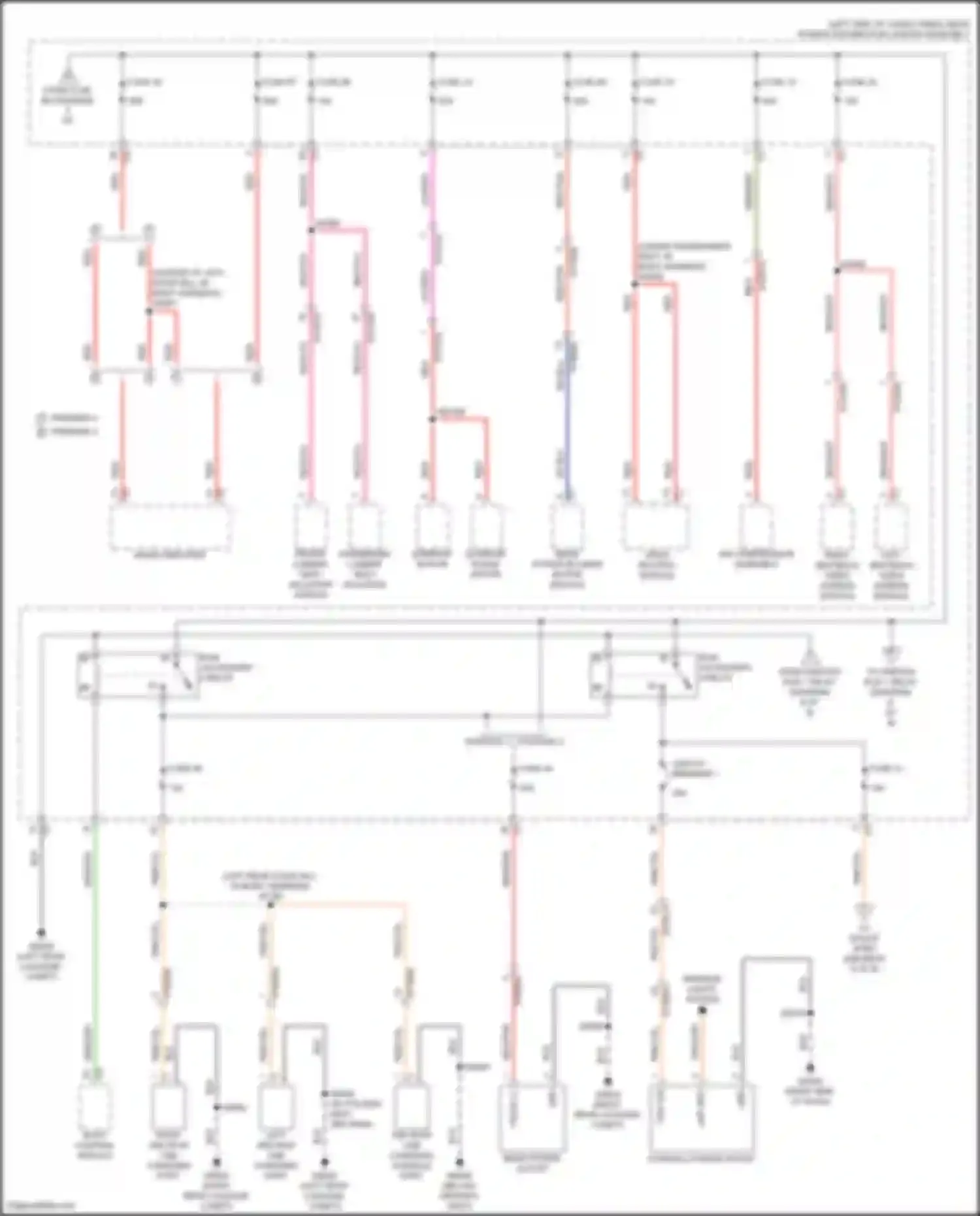 Wiring diagram sunroof shade motor for Jeep Wagoneer WS (2021-2024) (3 of 4)