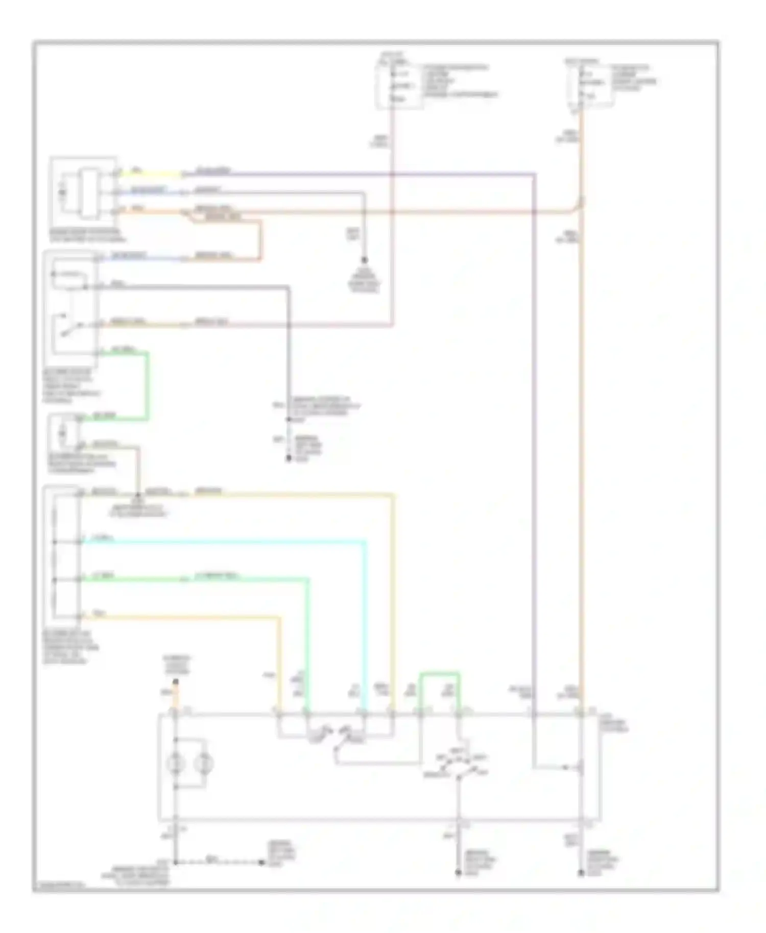 Wrangler Jeep II (1996-2006): Heater circuit