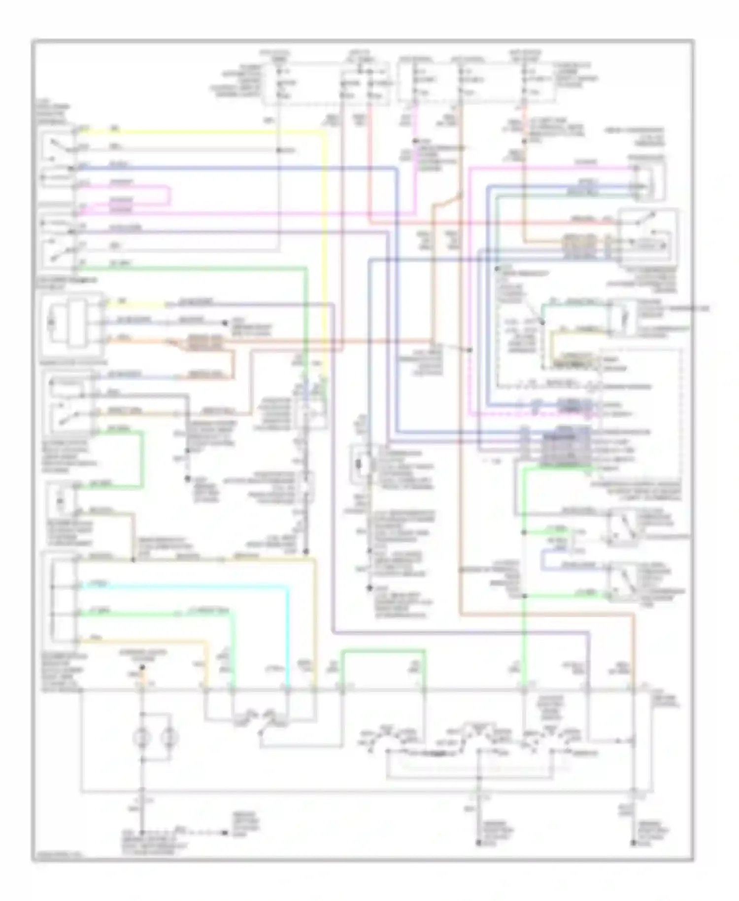 Wrangler Jeep II (1996-2006): Manual a/c circuit