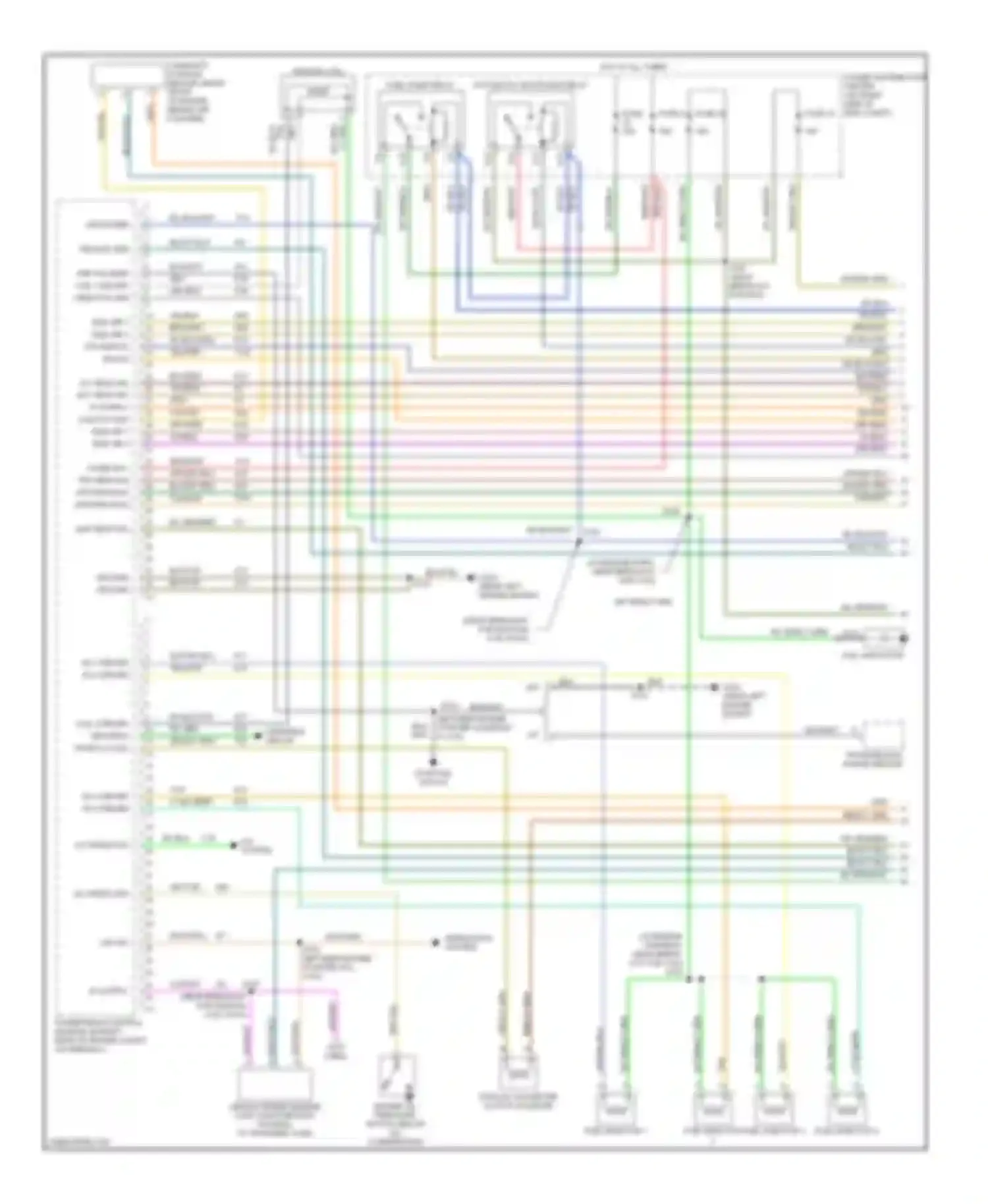 Wrangler Jeep II (1996-2006): Wiring diagram engine performance 2.4l (1 of 3)
