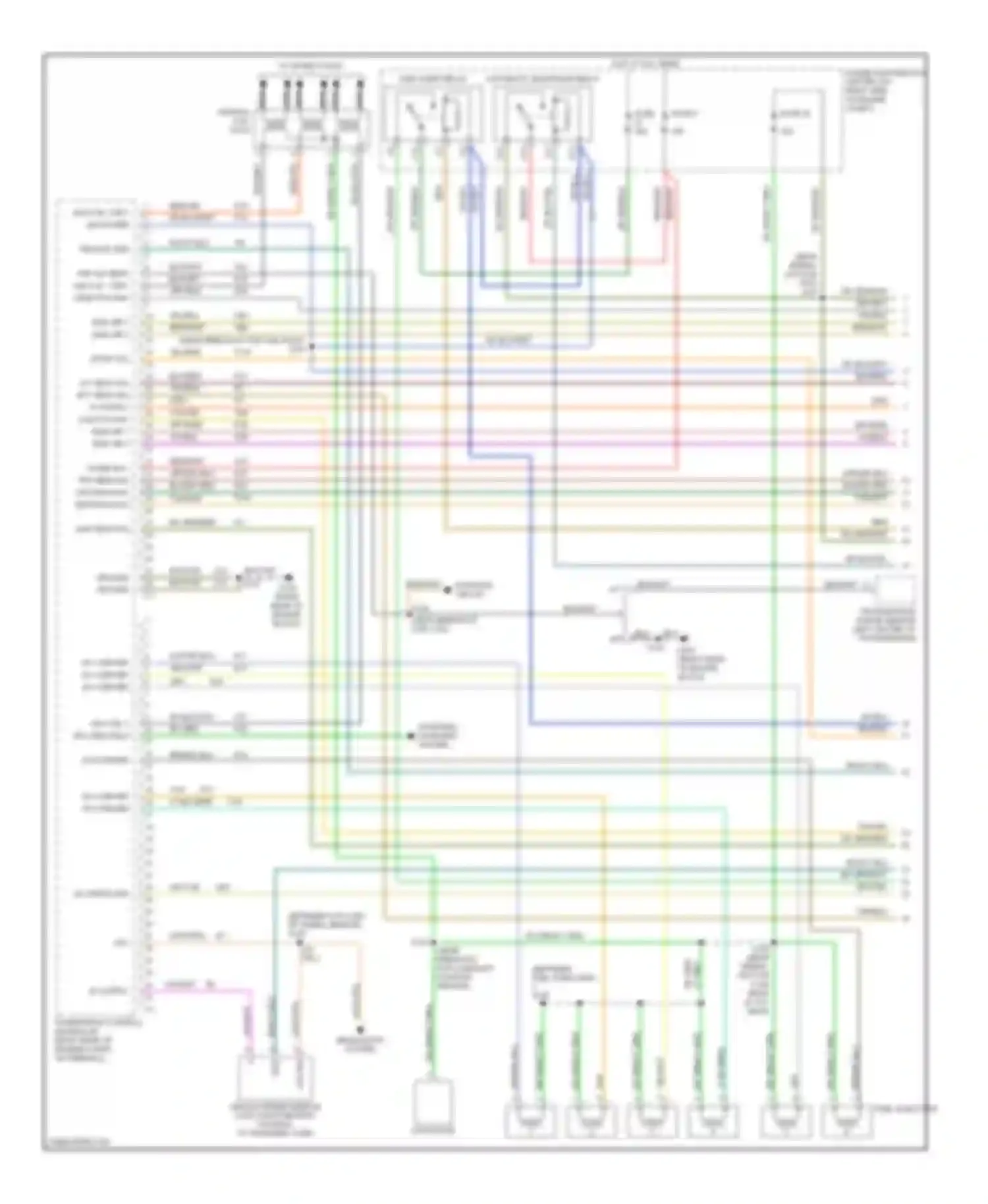 Wrangler Jeep II (1996-2006): Wiring diagram engine performance 4.0l (1 of 3)